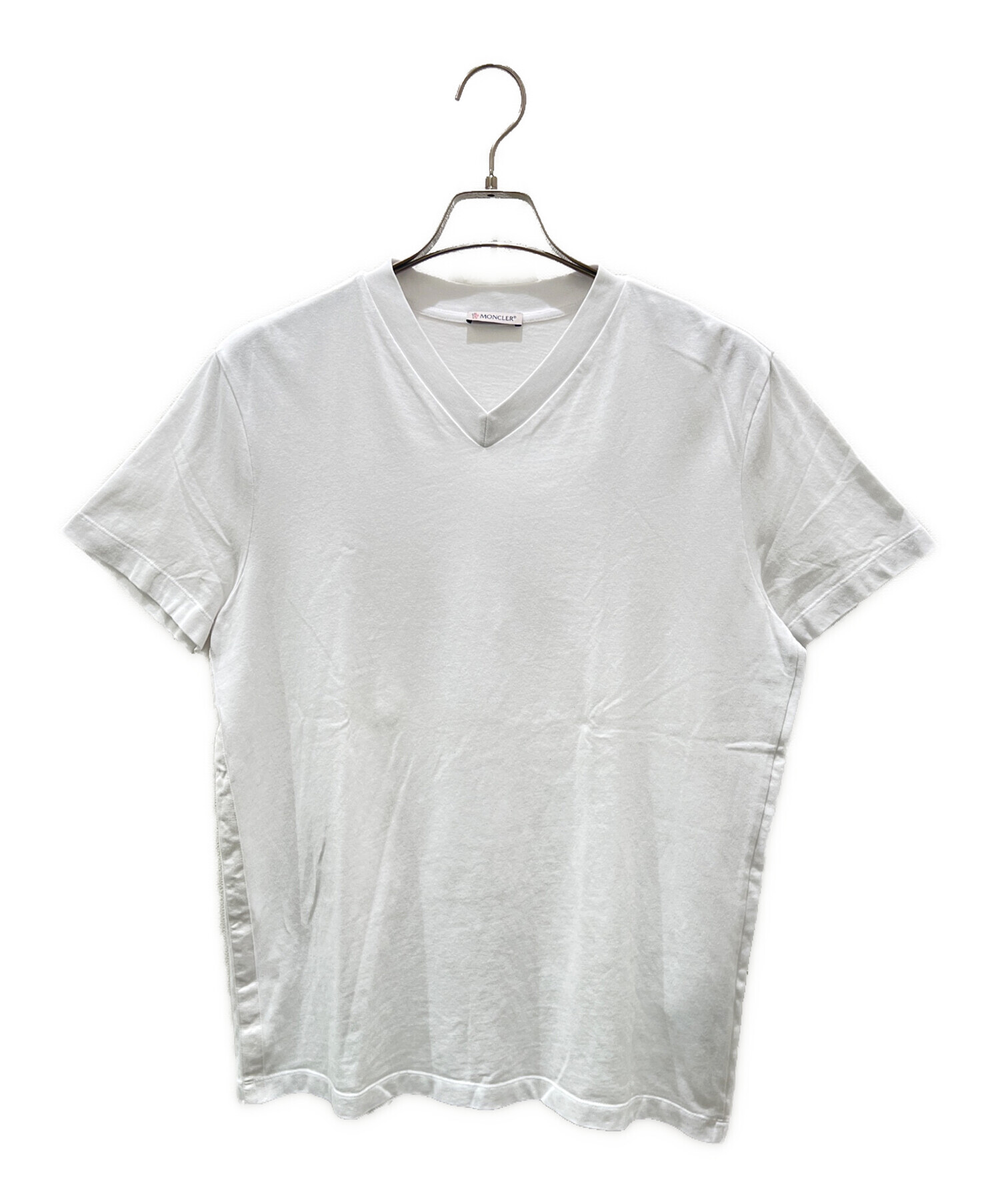 中古・古着通販】MONCLER (モンクレール) MAGLIA SCOLLO/テープロゴV 