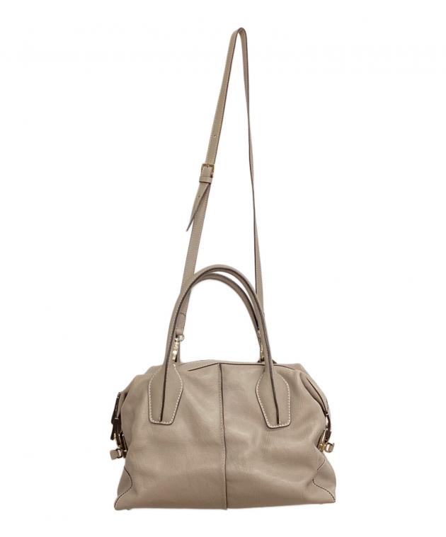 中古・古着通販】TOD'S (トッズ) 2WAYショルダーバッグ グレージュ