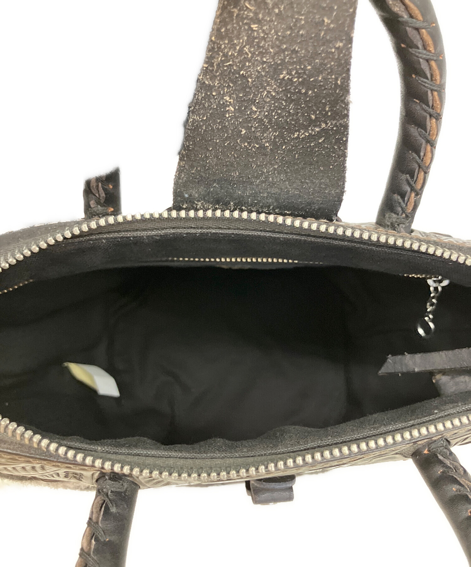 中古・古着通販】RRL (ダブルアールエル) ジャガーレザー2wayバッグ