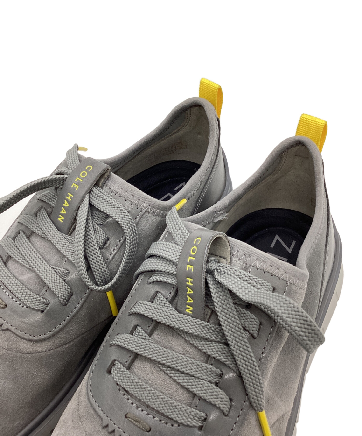 コールハーン グレー レザー スニーカー 中古・古着通販】COLE HAAN (コールハーン) スニーカー グレー サイズ