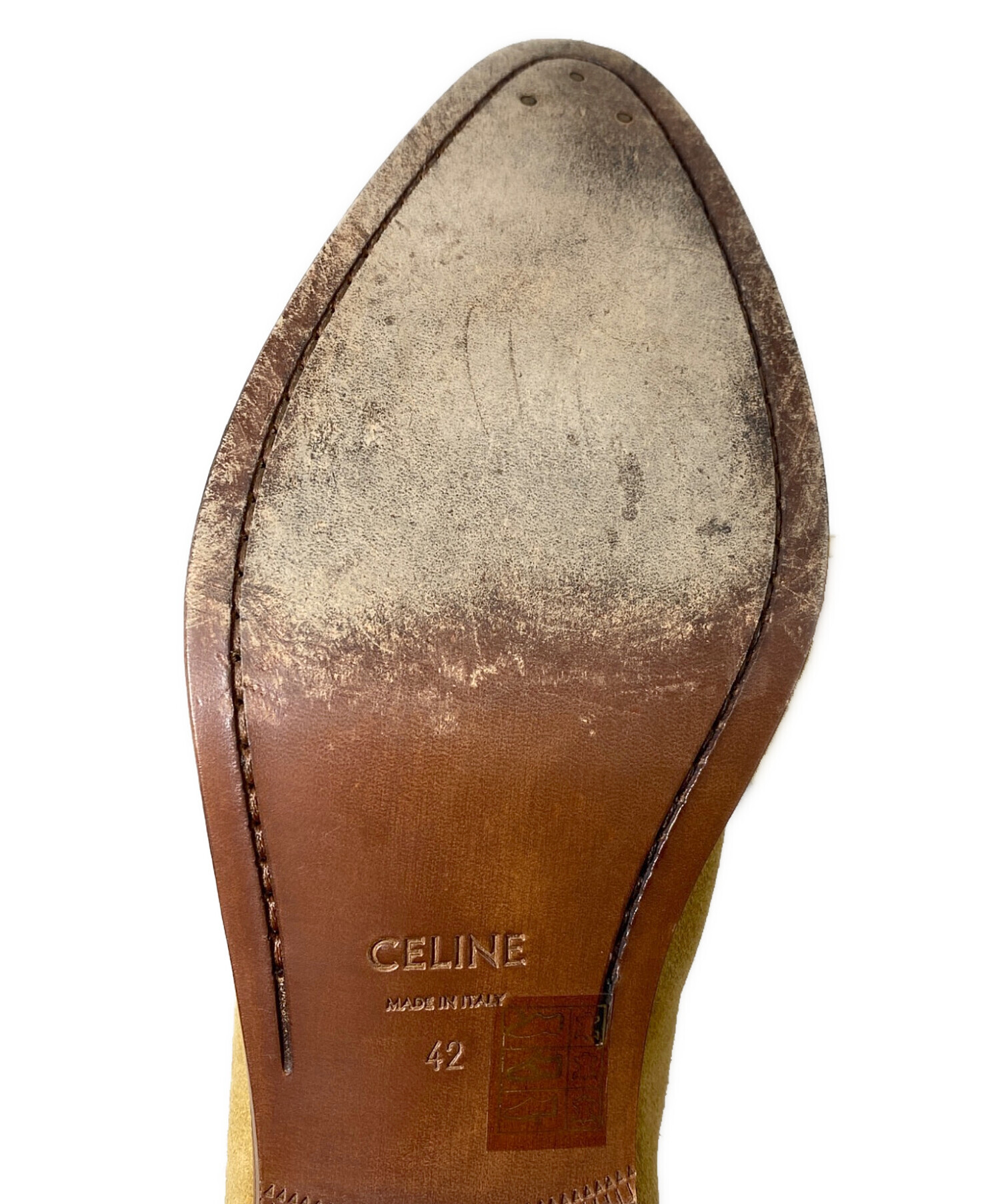 中古・古着通販】CELINE (セリーヌ) Suede side gore boot（スエード