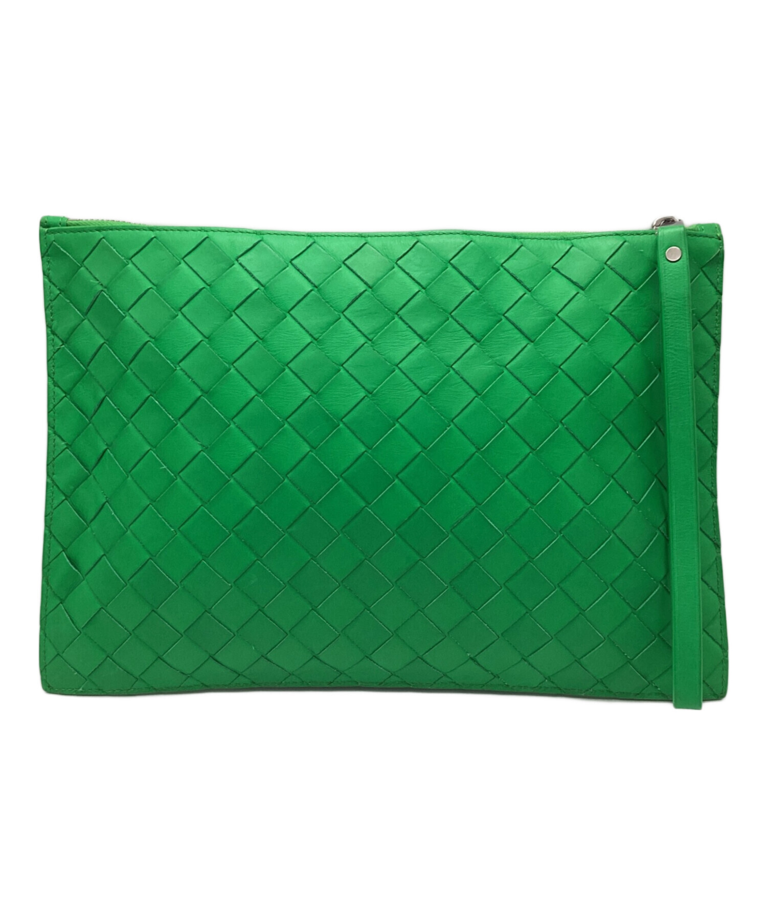 ボッテガヴェネタ　ポーチ　未使用品　化粧ポーチ　Bottega Veneta 中古・古着通販】BOTTEGA VENETA (ボッテガベネタ) ポーチ グリーン