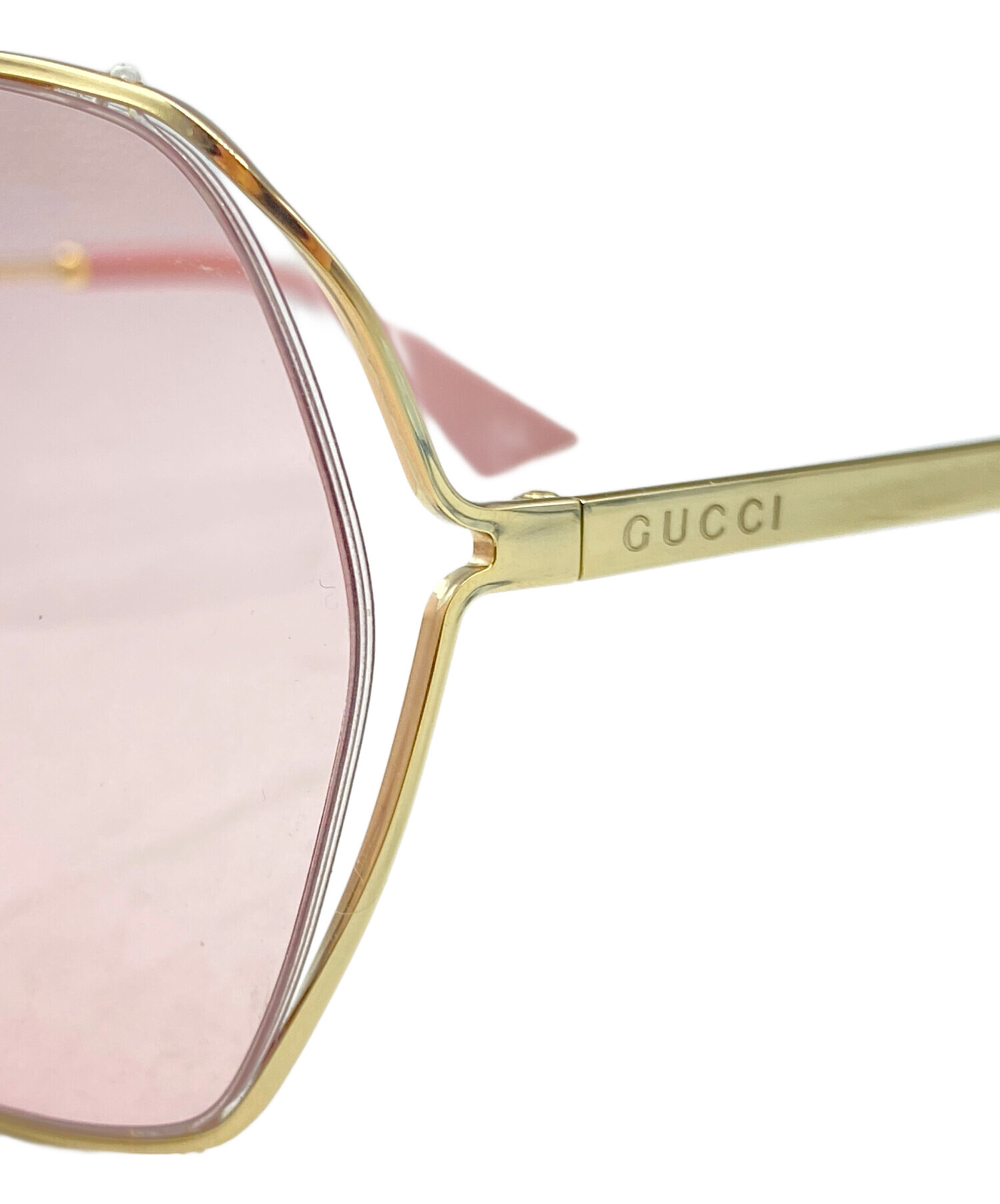中古・古着通販】GUCCI (グッチ) オーバルフレームサングラス