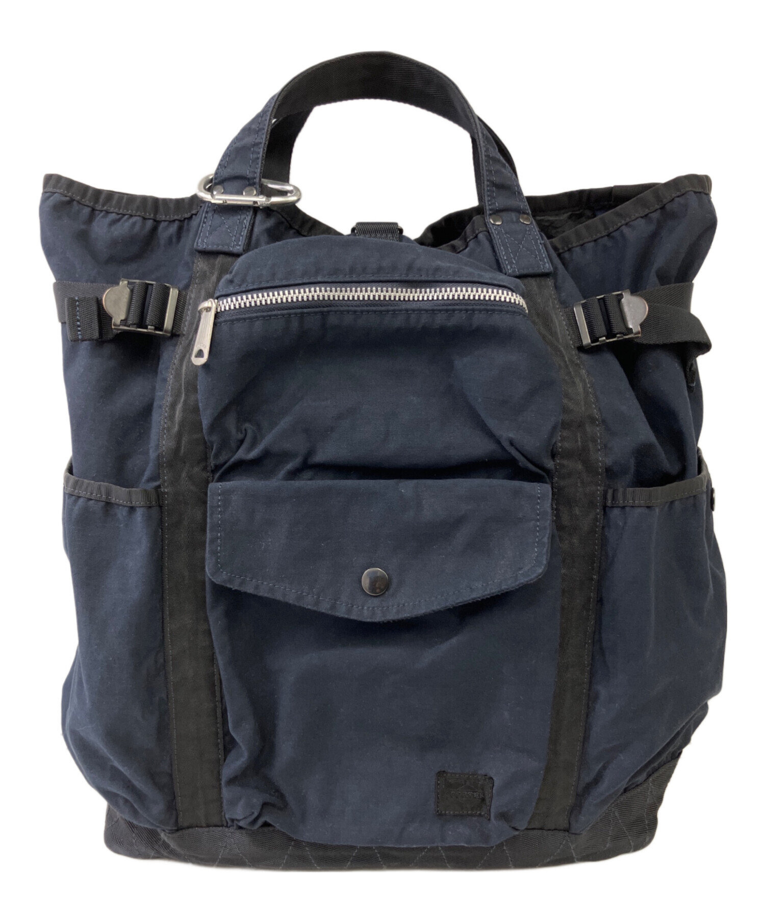 ポーター　ネイビー　リュック　ミリタリー 中古・古着通販】PORTER (ポーター) リュック ネイビー｜ブランド