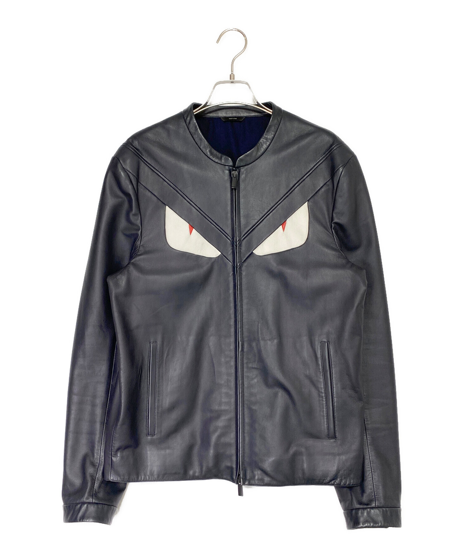 FENDI　ジャケット 中古・古着通販】FENDI (フェンディ) シングルライダースジャケット