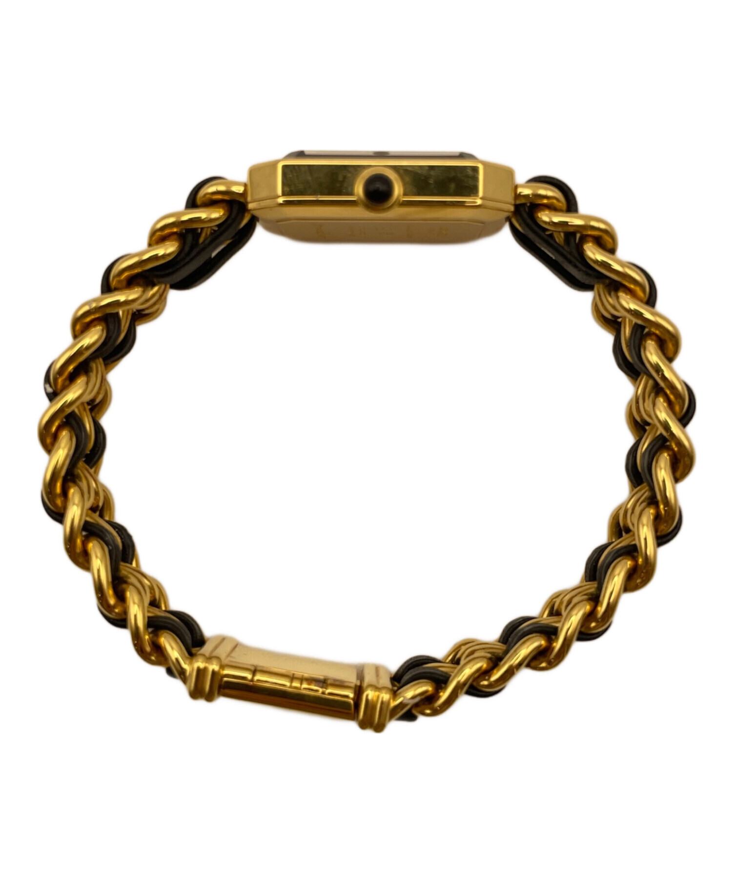 中古・古着通販】CHANEL (シャネル) プルミエール L 黒文字盤 サイズ:L