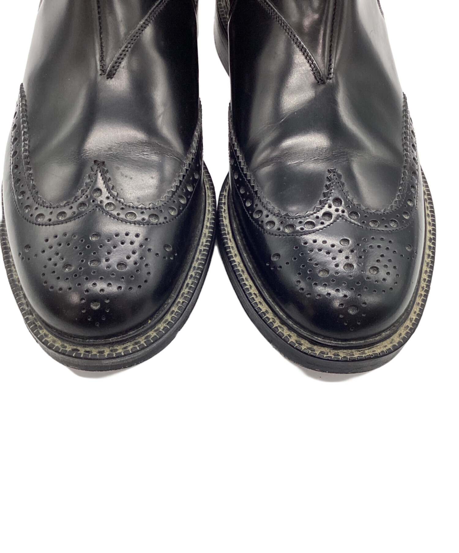 中古・古着通販】Church's (チャーチ) サイドゴアブーツ ブラック