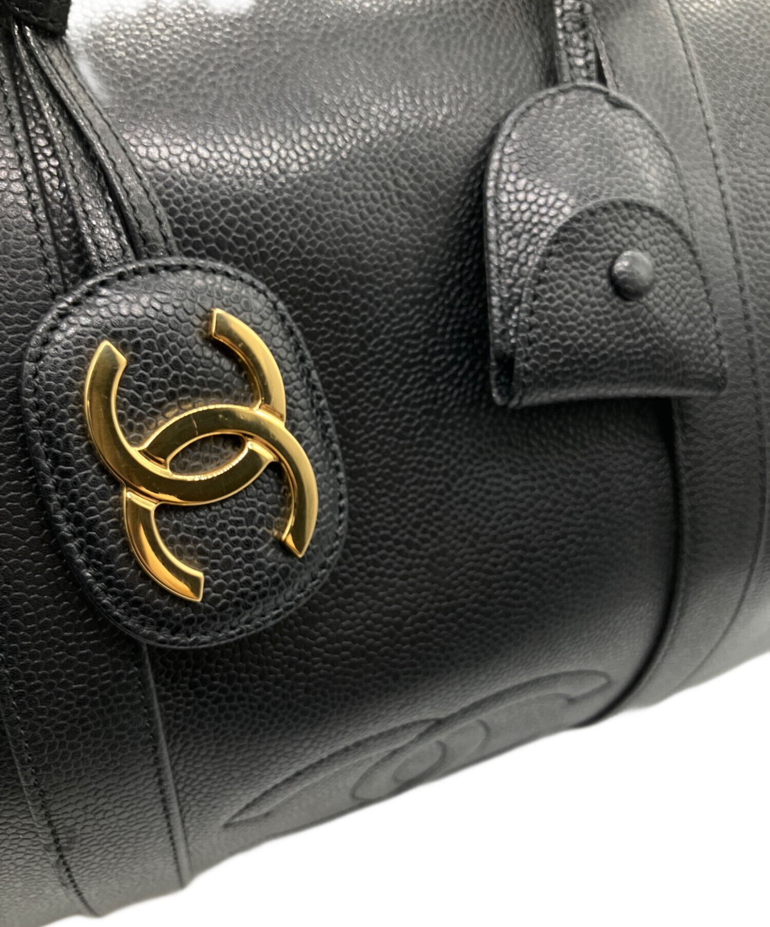 CHANEL 2way ボストン ショルダー バッグ 中古・古着通販】CHANEL (シャネル) 2WAYショルダーボストンバッグ