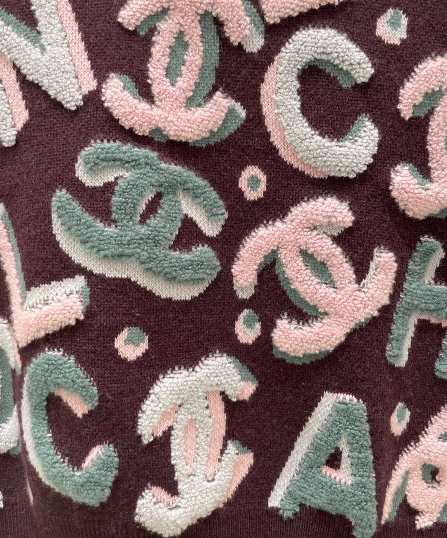 中古・古着通販】CHANEL (シャネル) ココマーク カシミヤ ロゴ ニット