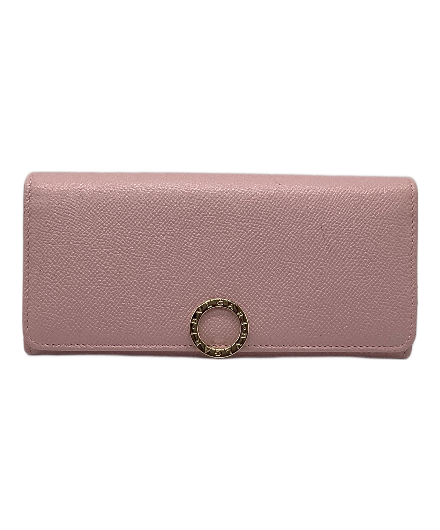 【未使用品】ブルガリ 財布 ピンク 中古・古着通販】BVLGARI (ブルガリ) 長財布 ロゴクリップ ピンク