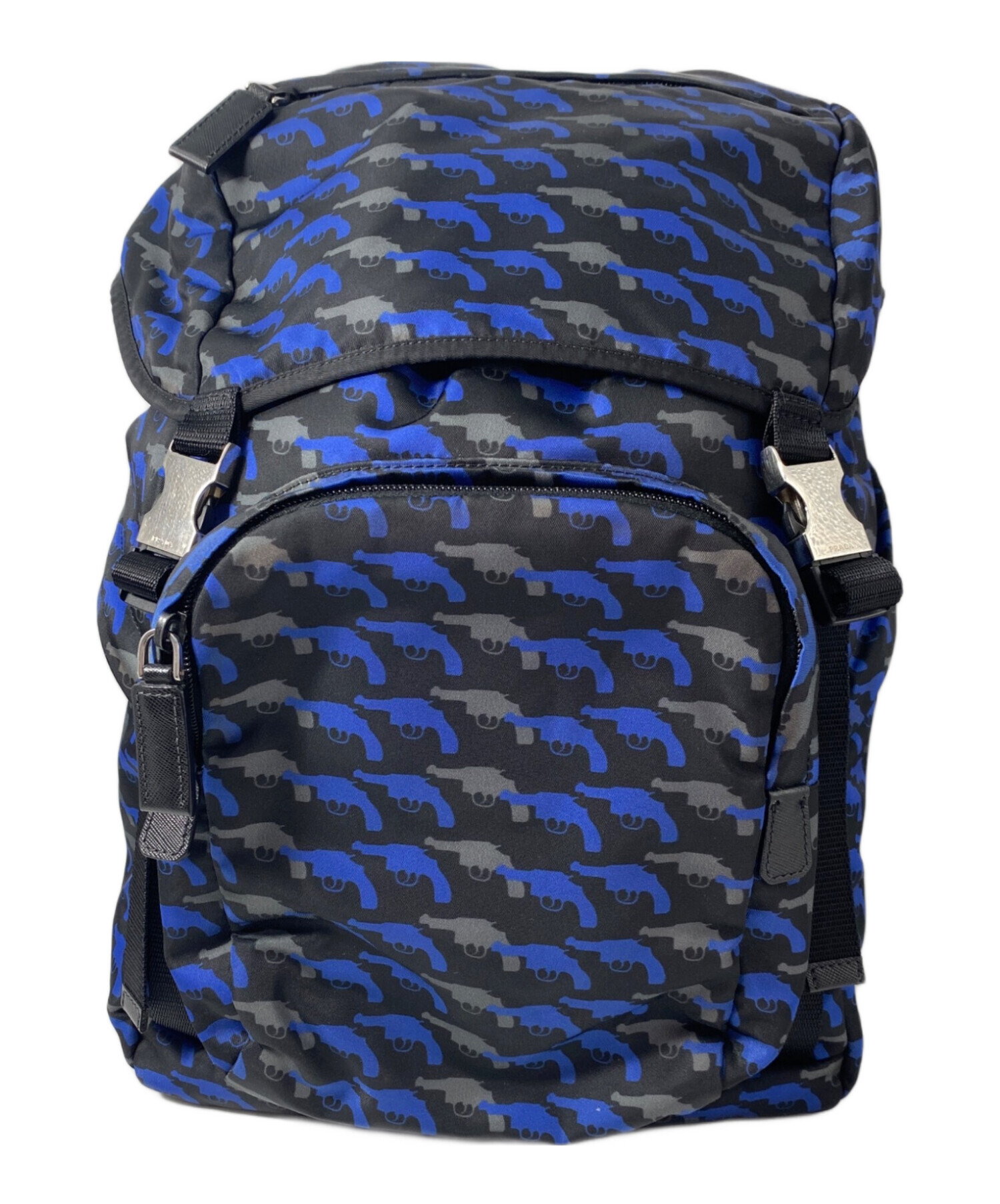 中古・古着通販】PRADA (プラダ) PURADAナイロンリュック ネイビー 