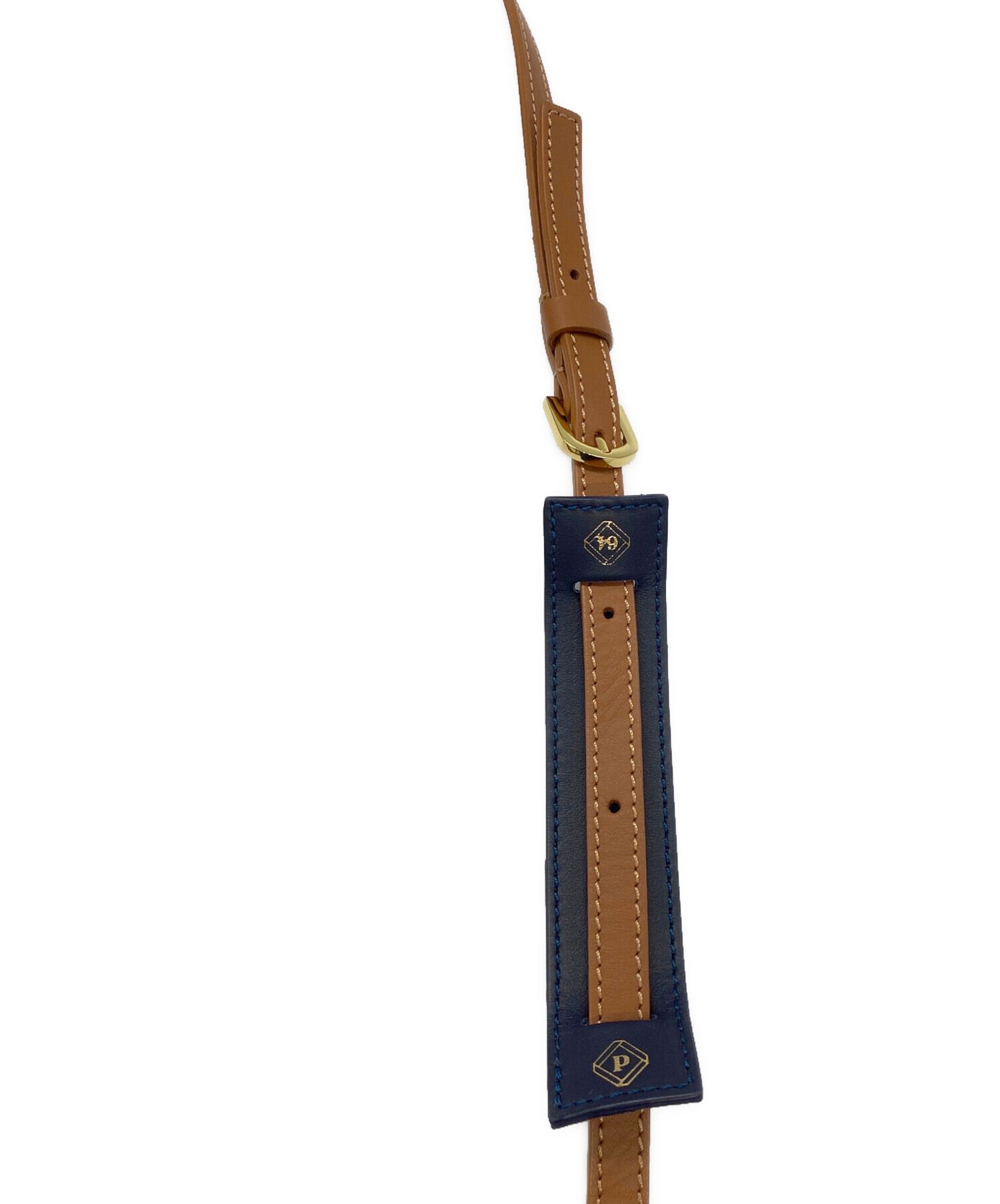 ✊✊ PARIS 64 ブラウン ショルダーバッグ 中古・古着通販】PARIS/64 (パリ64) 2WAYショルダーバッグ ブラウン