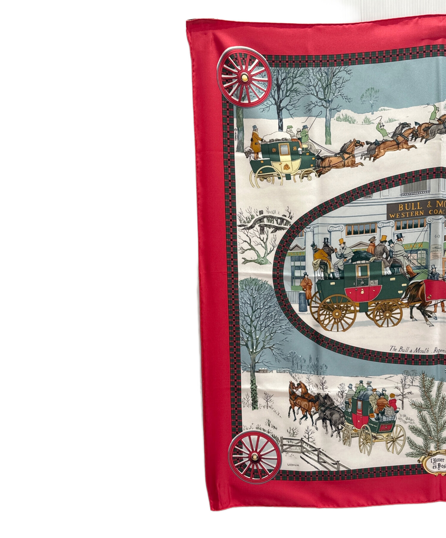 中古・古着通販】HERMES (エルメス) カレ90 BULL＆MOUTH WESTERN COACH