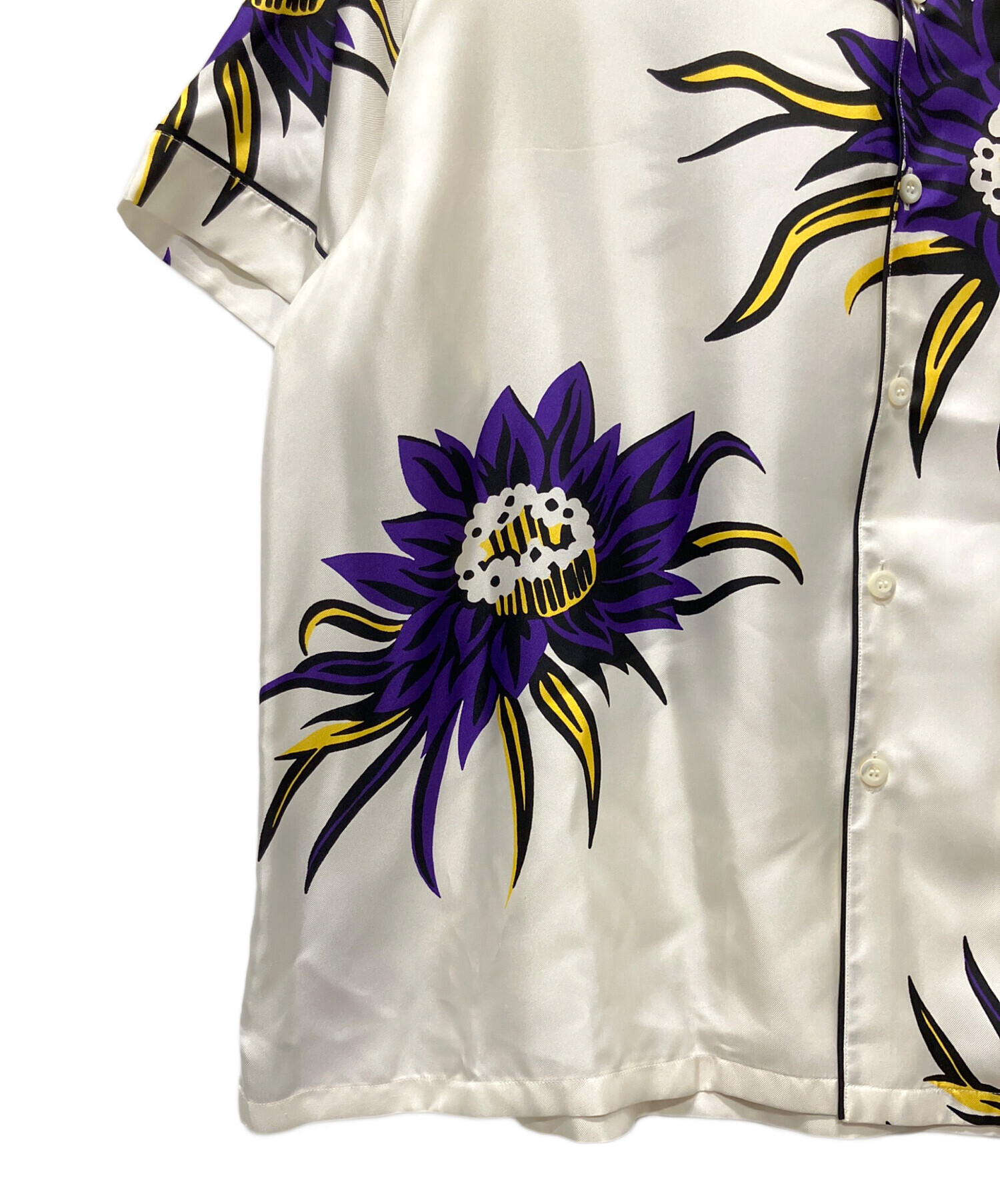 中古・古着通販】PRADA (プラダ) 24AW FIORAL PRINT SILK SHIRT