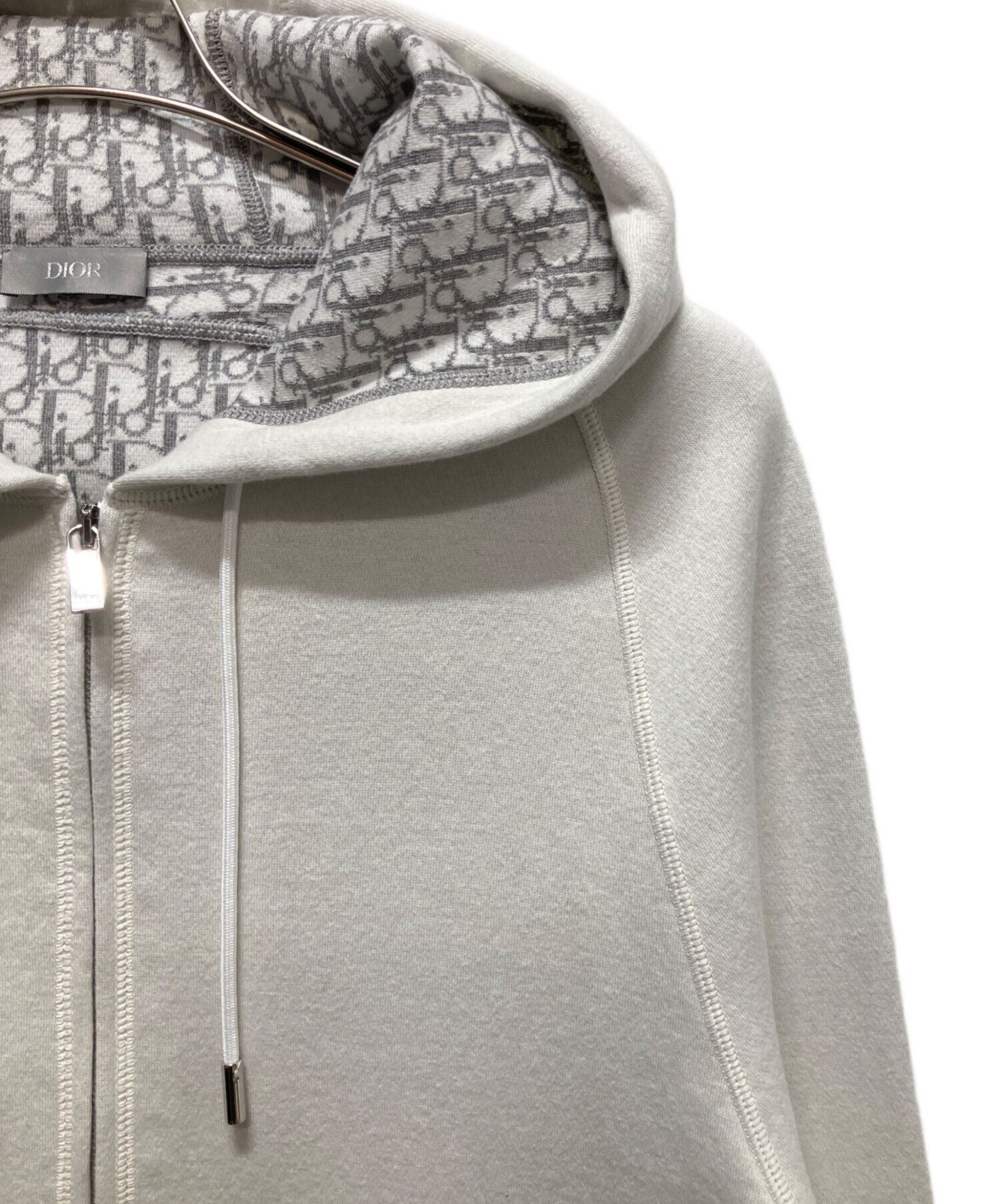 DIOR オブリーク ジップアップ パーカー　美品 中古・古着通販】Christian Dior (クリスチャン ディオール) ロゴ