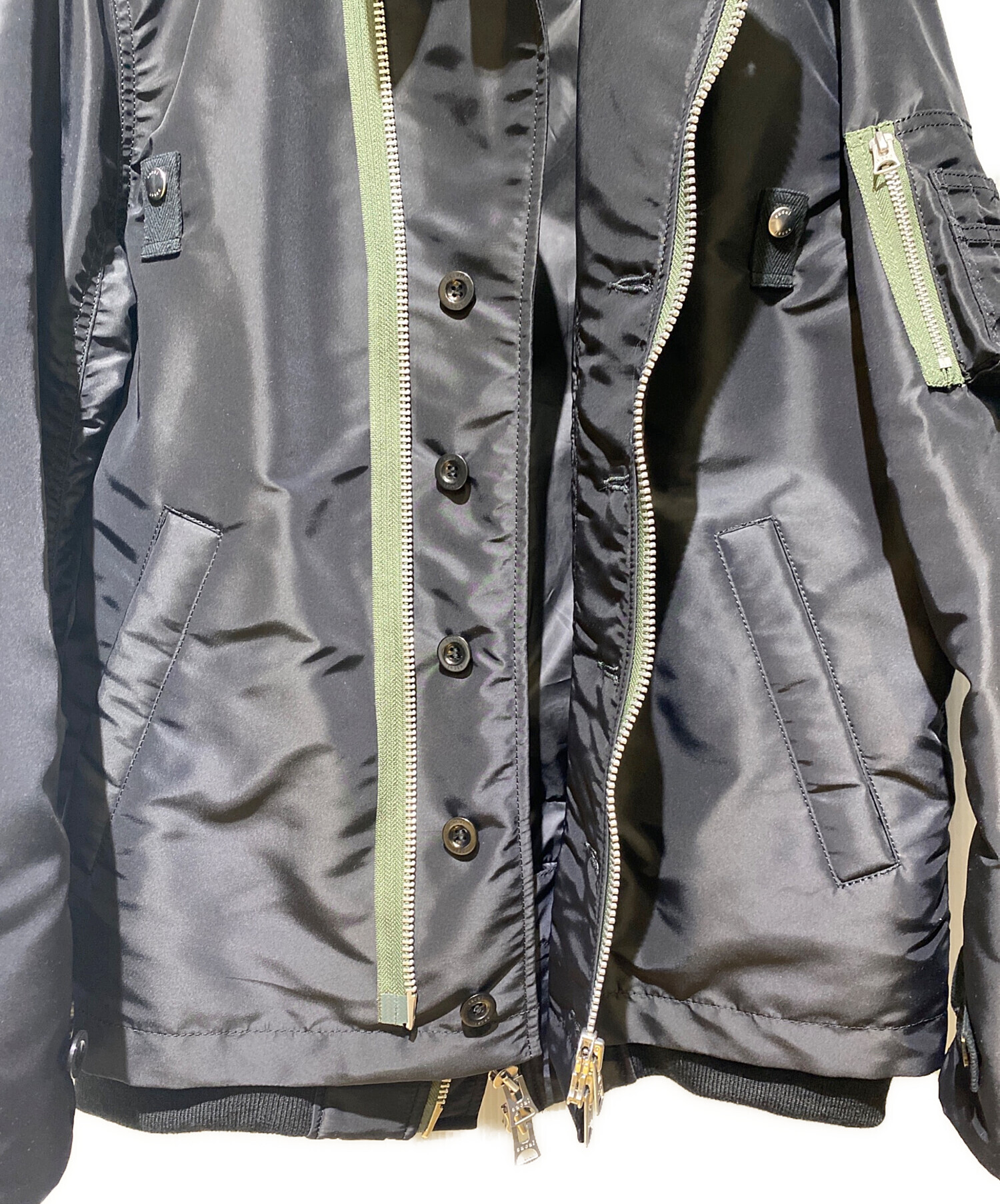 中古・古着通販】sacai (サカイ) 24SS コントラストトリム ボンバー
