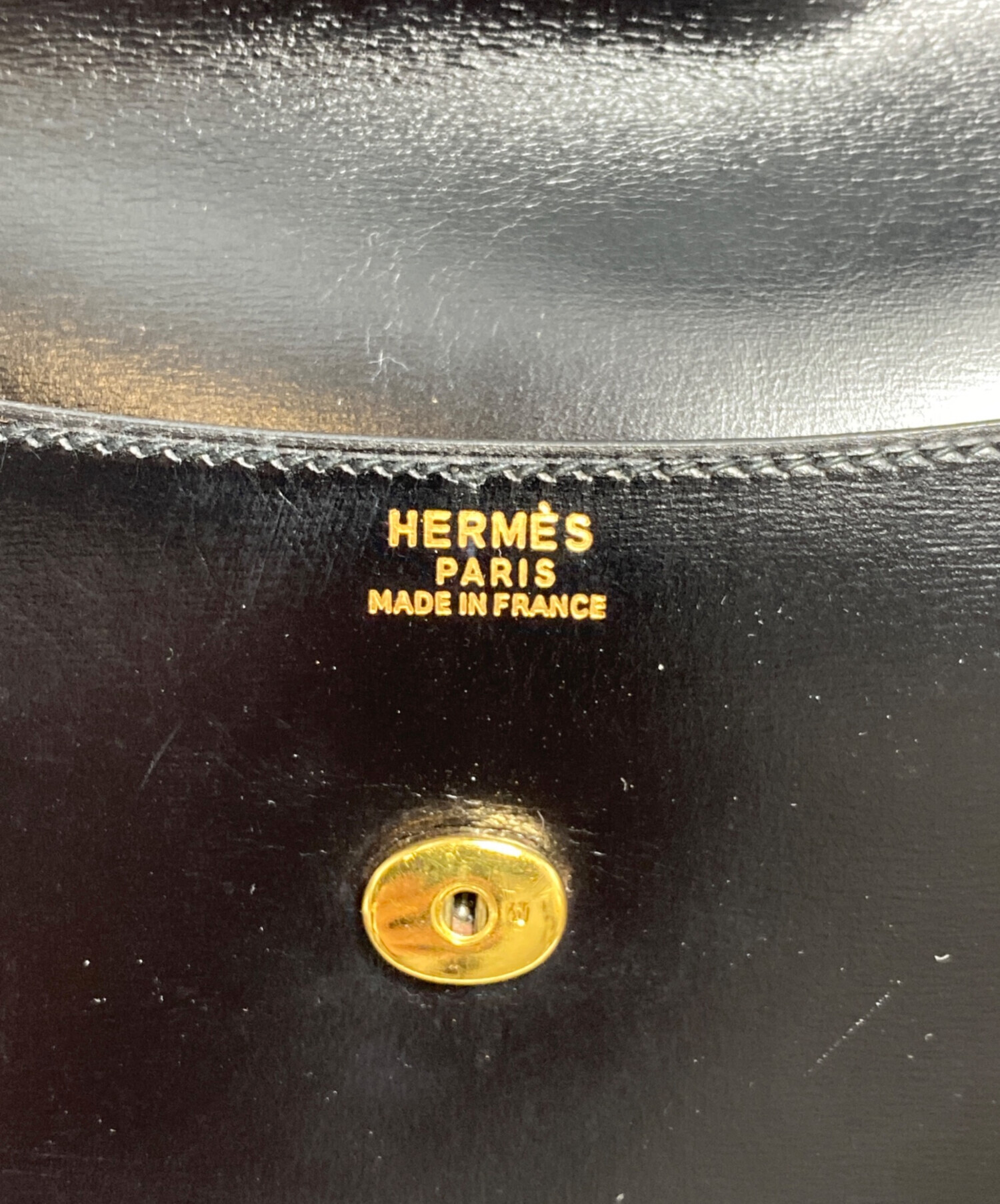 中古・古着通販】HERMES (エルメス) ポシェットリオ ブラック サイズ