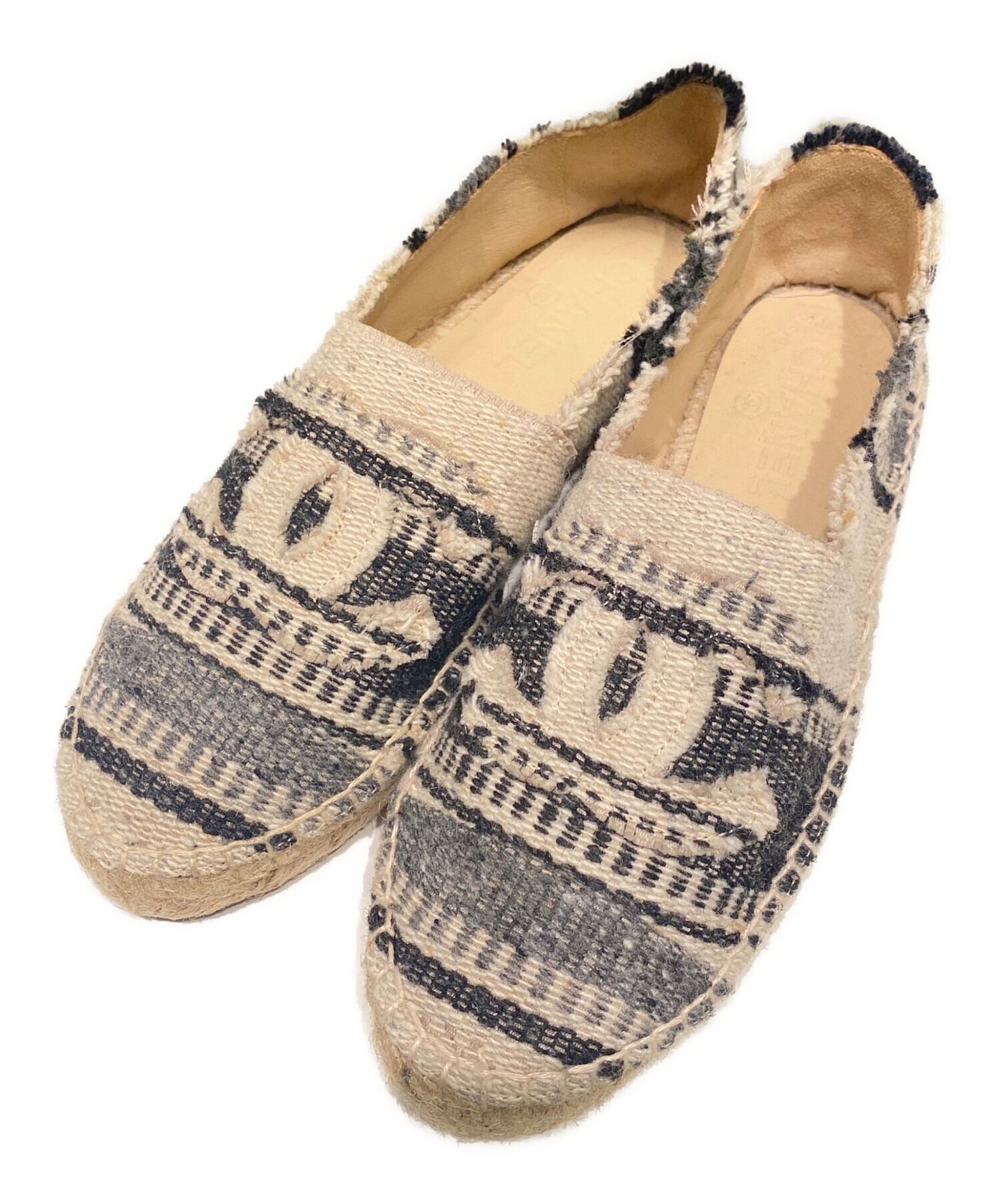 中古・古着通販】CHANEL (シャネル) ココマークエスパドリーユ 