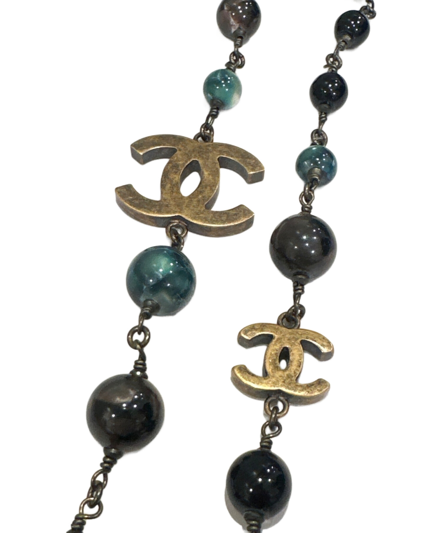中古・古着通販】CHANEL (シャネル) ココマークパールネックレス 