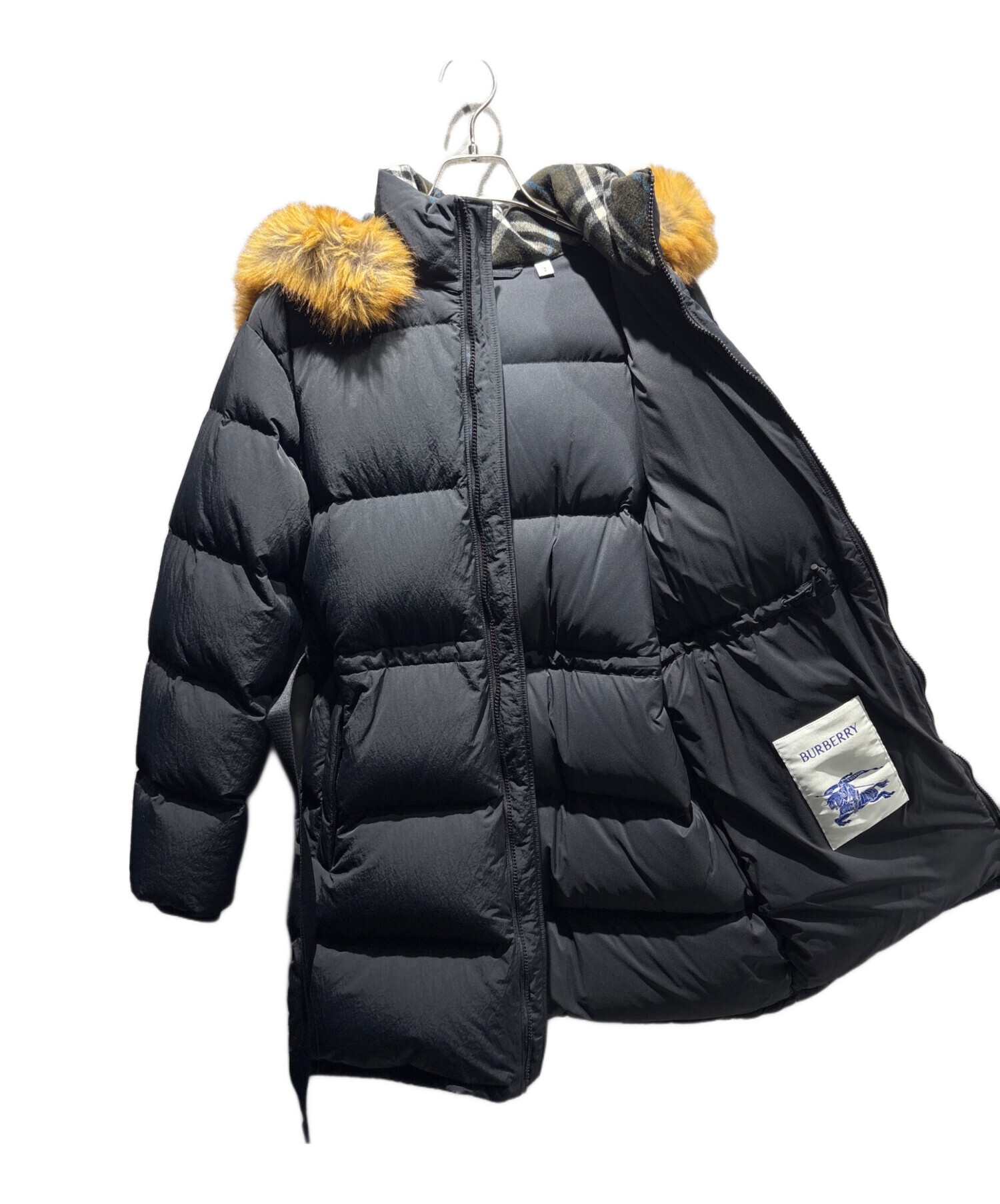 中古・古着通販】BURBERRY (バーバリー) ファー付きダウンジャケット