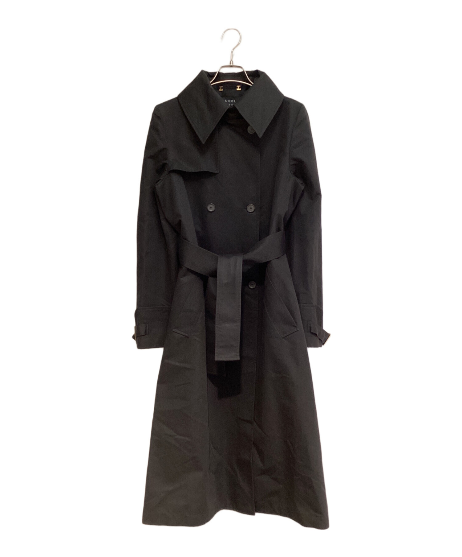 中古・古着通販】GUCCI (グッチ) ベルテッドロングトレンチ