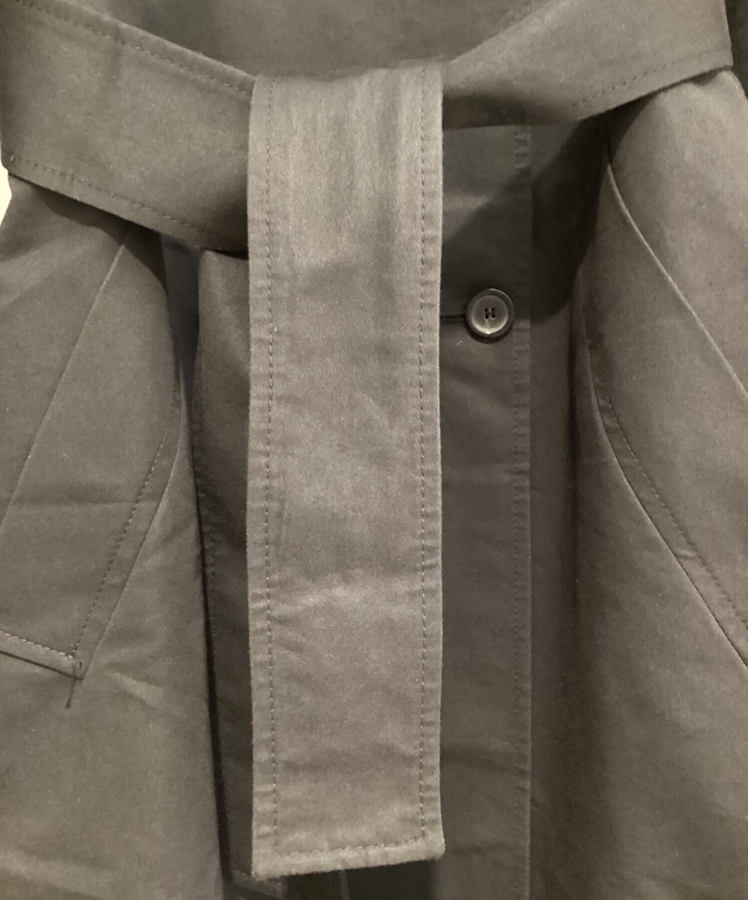 中古・古着通販】GUCCI (グッチ) ベルテッドロングトレンチコート