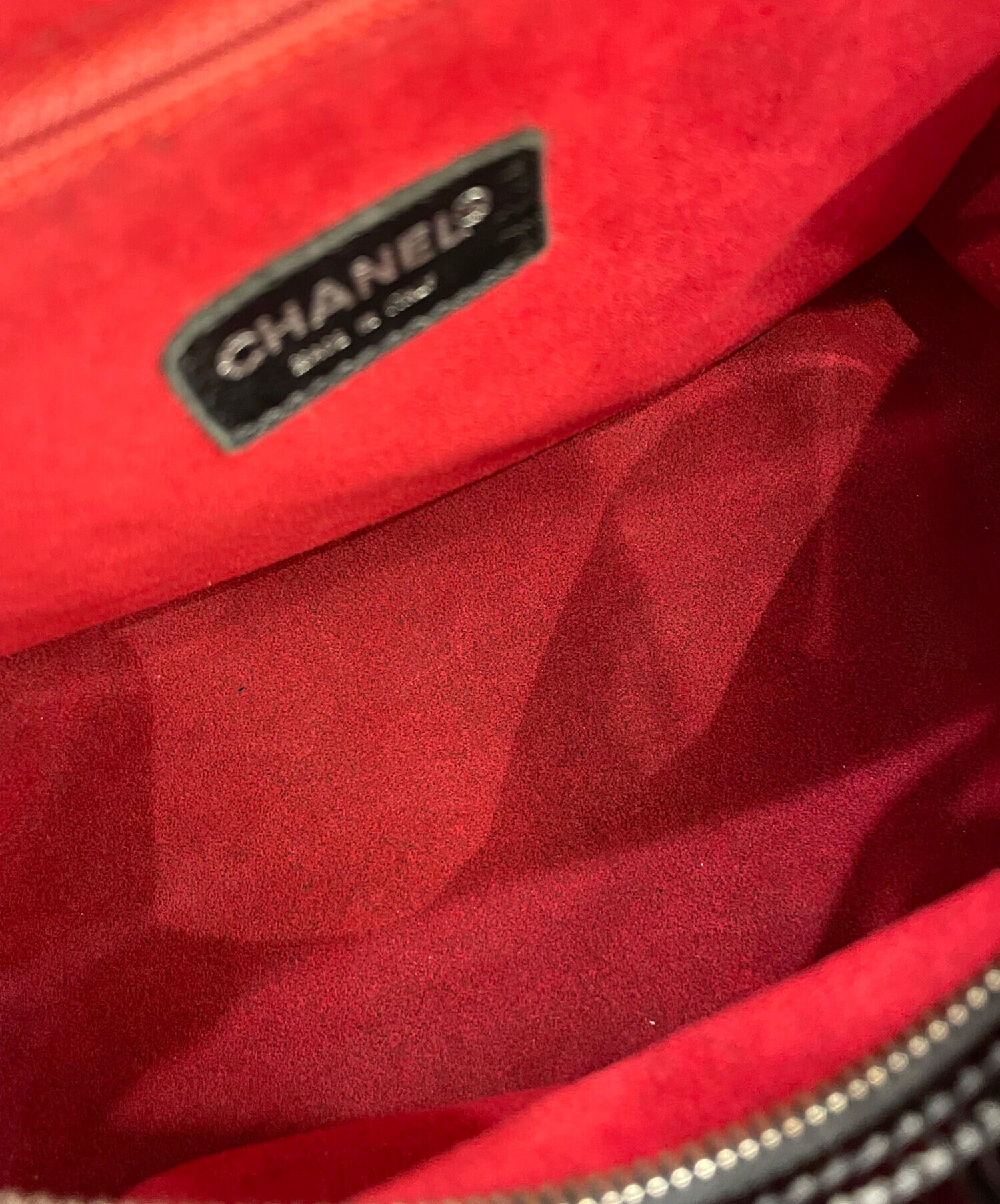 中古・古着通販】CHANEL (シャネル) チョコバー ハンドバッグ ブラック