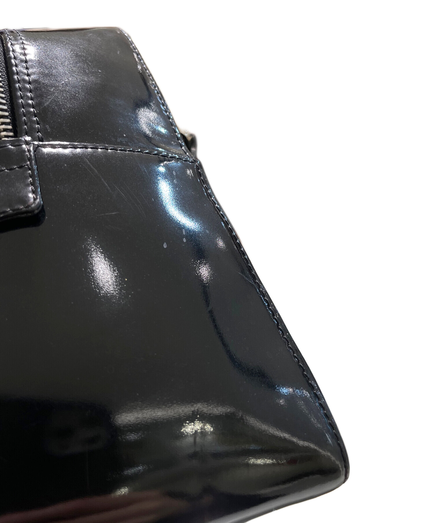中古・古着通販】CHANEL (シャネル) チョコバー ハンドバッグ ブラック 