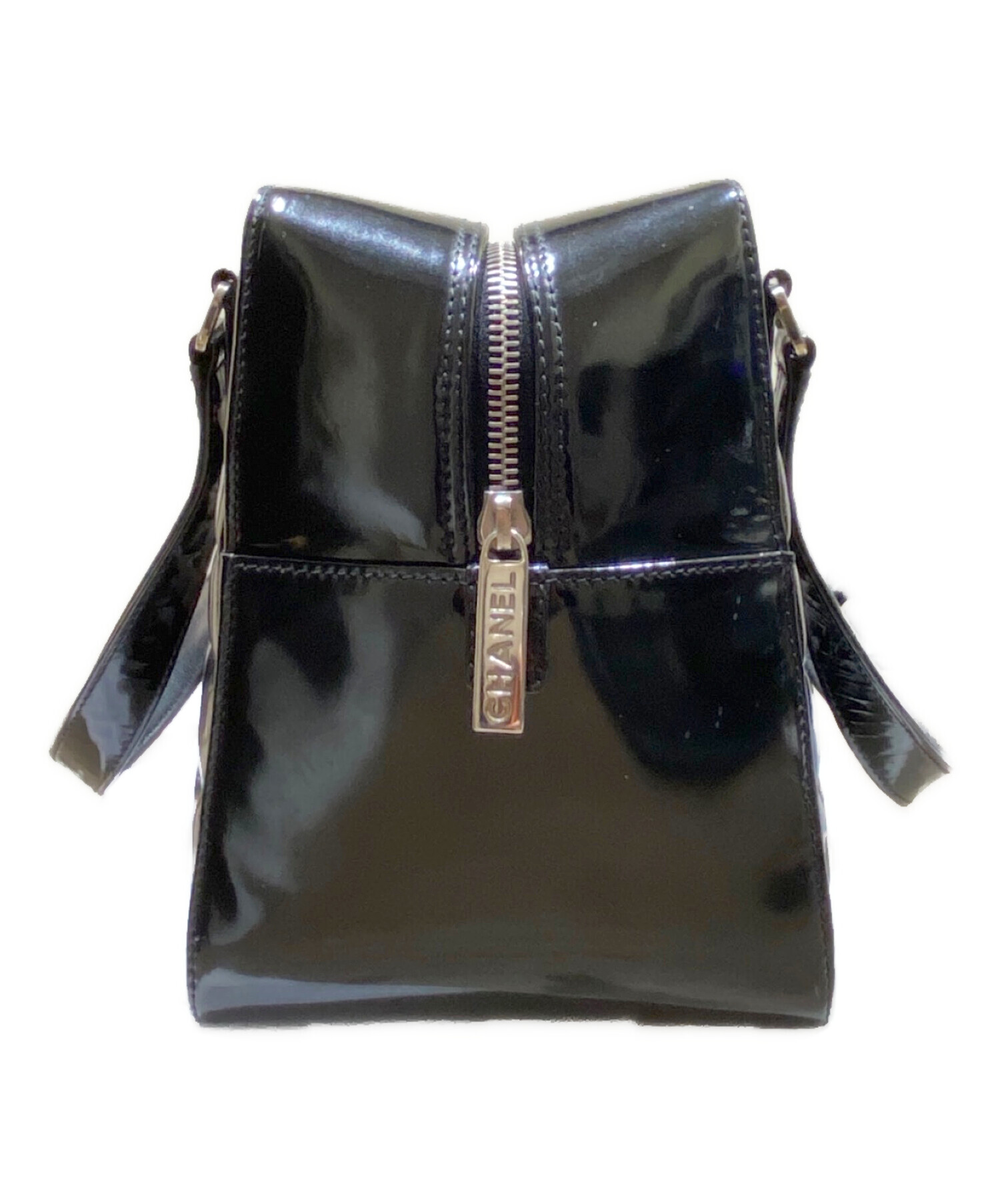 中古・古着通販】CHANEL (シャネル) チョコバー ハンドバッグ ブラック