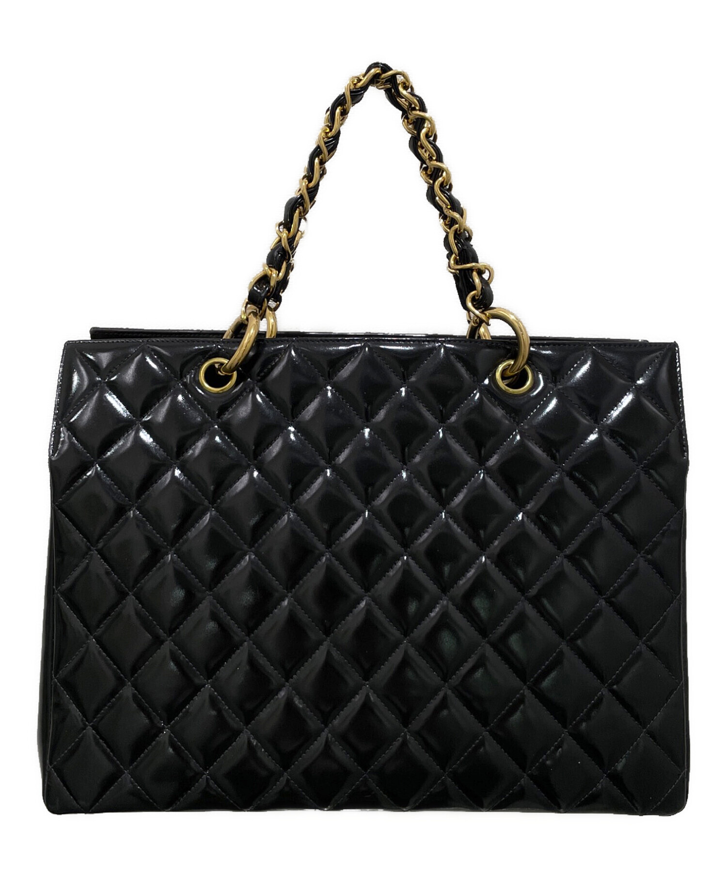 CHANEL シリアルナンバー 保証書付 パテントレザー 復刻トート エナメル 楽天市場】【バッグ】CHANEL シャネル エナメル 復刻トート トート