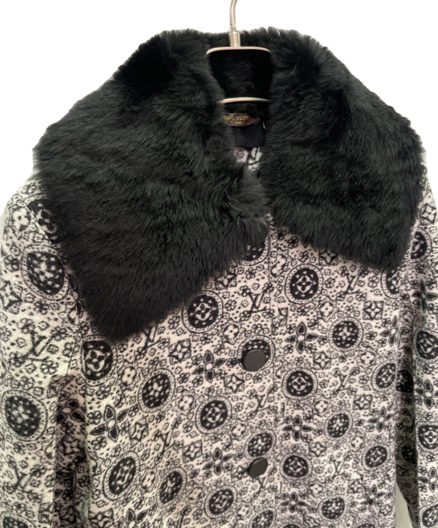 中古・古着通販】LOUIS VUITTON (ルイ ヴィトン) ファー付 ロング