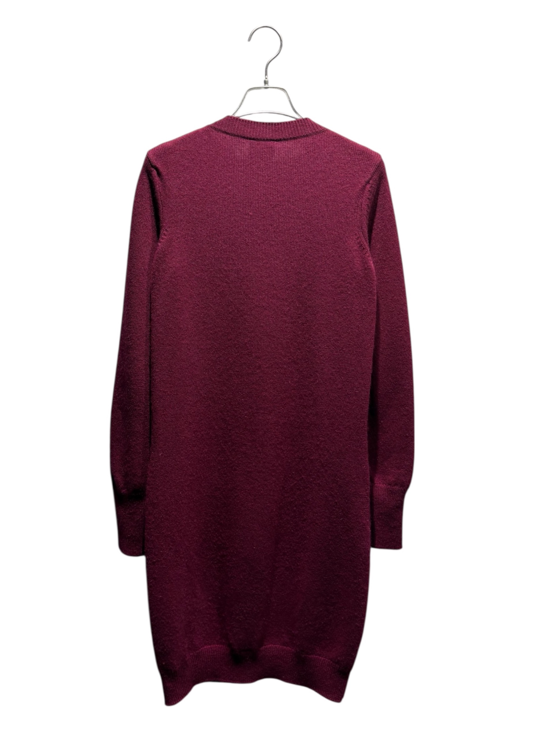 中古・古着通販】CHANEL (シャネル) ニットワンピース パープル サイズ