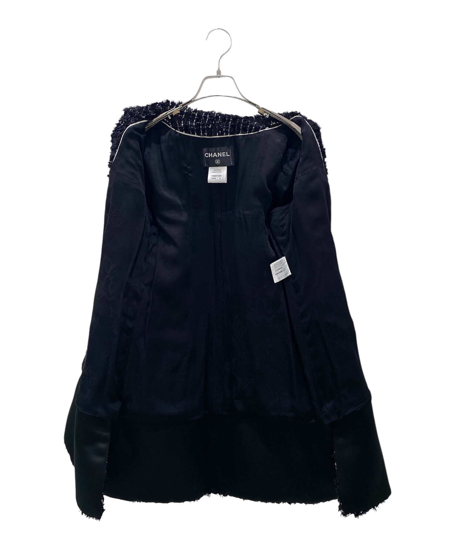 中古・古着通販】CHANEL (シャネル) P46 メタリック ウールナイロン
