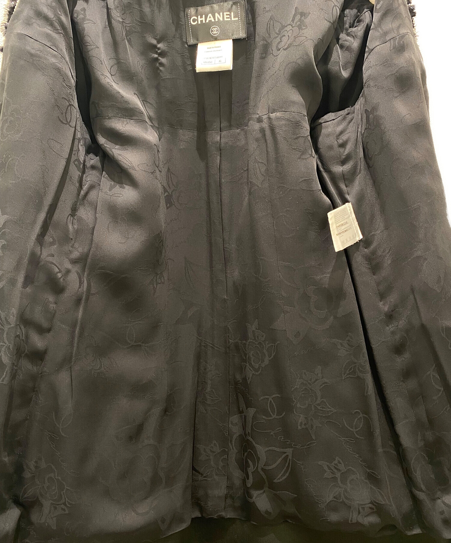 中古・古着通販】CHANEL (シャネル) P46 メタリック ウールナイロン