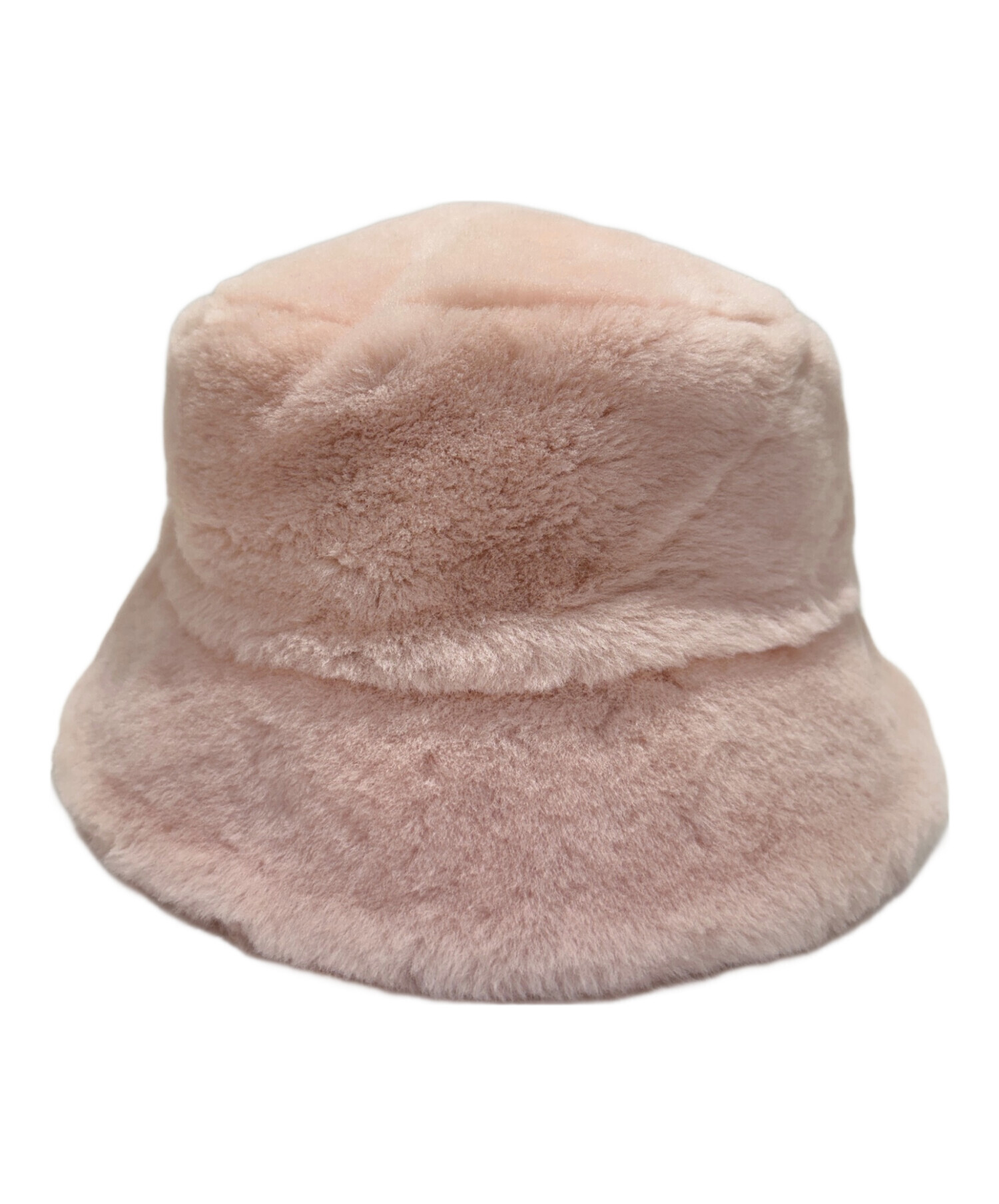 中古・古着通販】PRADA (プラダ) ファーバケットハット ライトピンク
