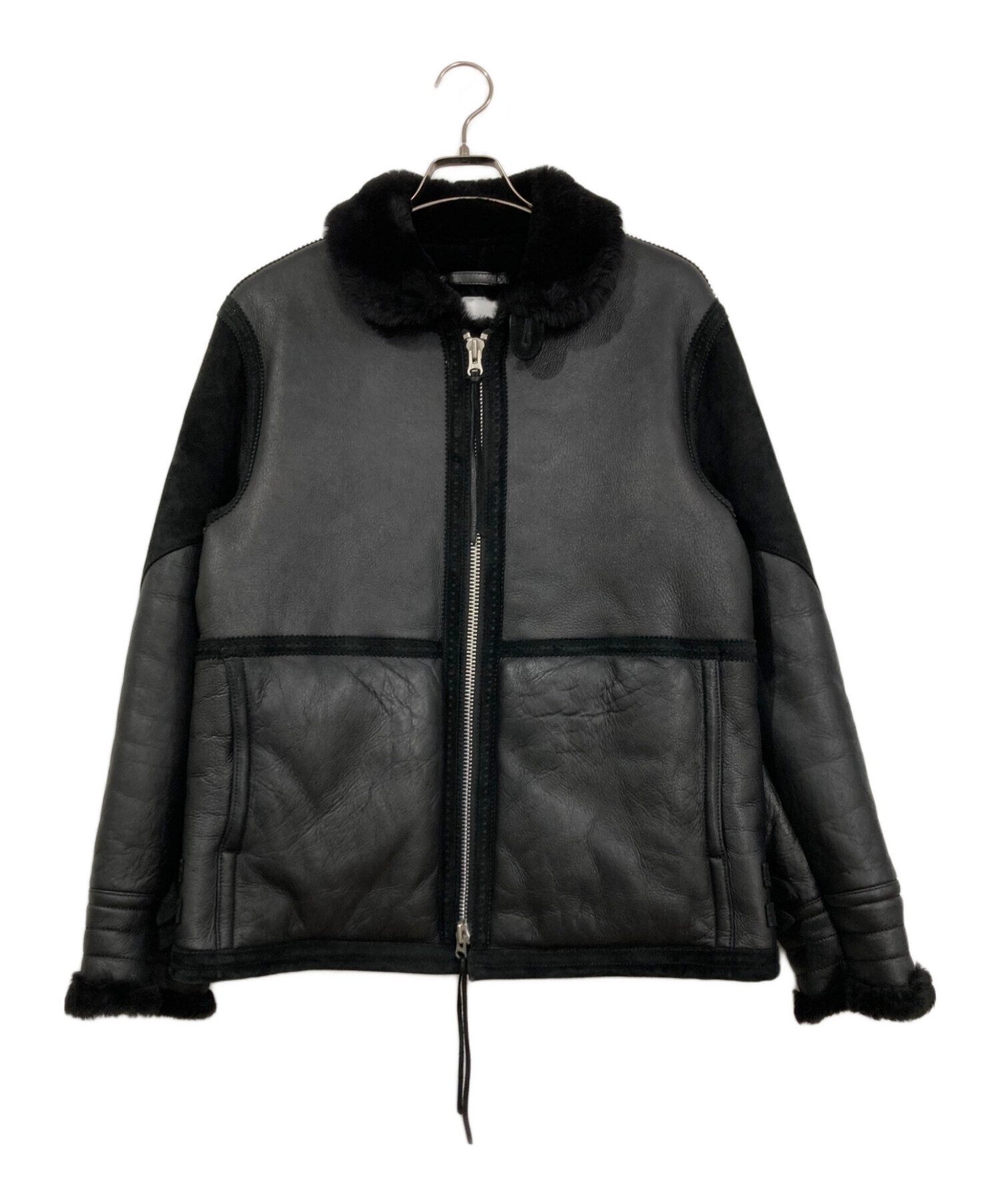 NEIGHBORHOOD ネイバーフッド 黒 フライトジャケット size3 中古・古着通販】NEIGHBORHOOD (ネイバーフッド) B-3/M-JKT/B-3