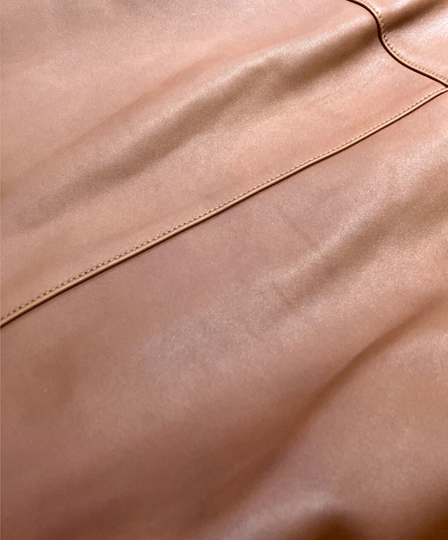 中古・古着通販】LOEWE (ロエベ) レザーフーデッドジャケット アース