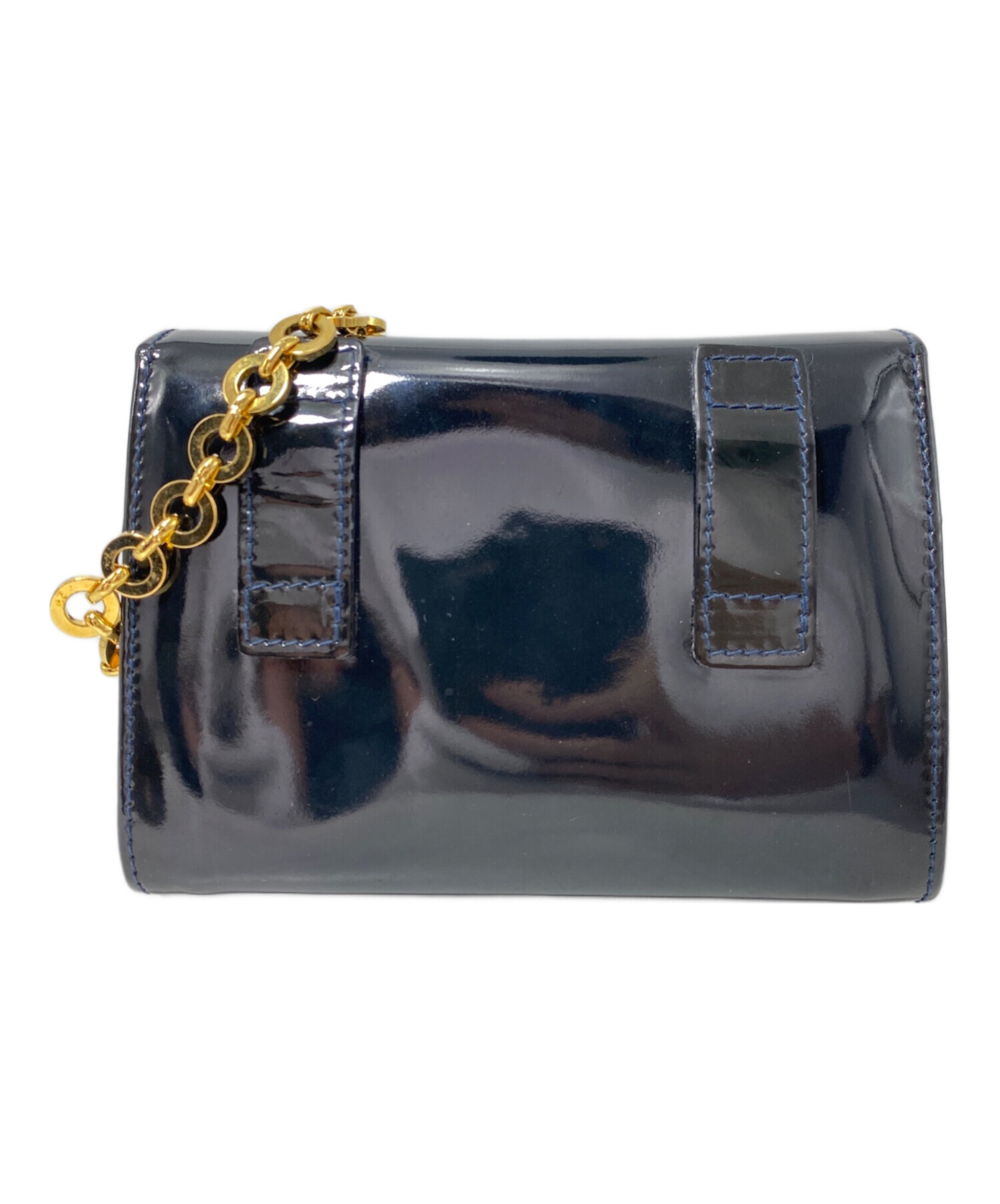 中古・古着通販】Ferragamo (フェラガモ) チェーンショルダーバッグ 