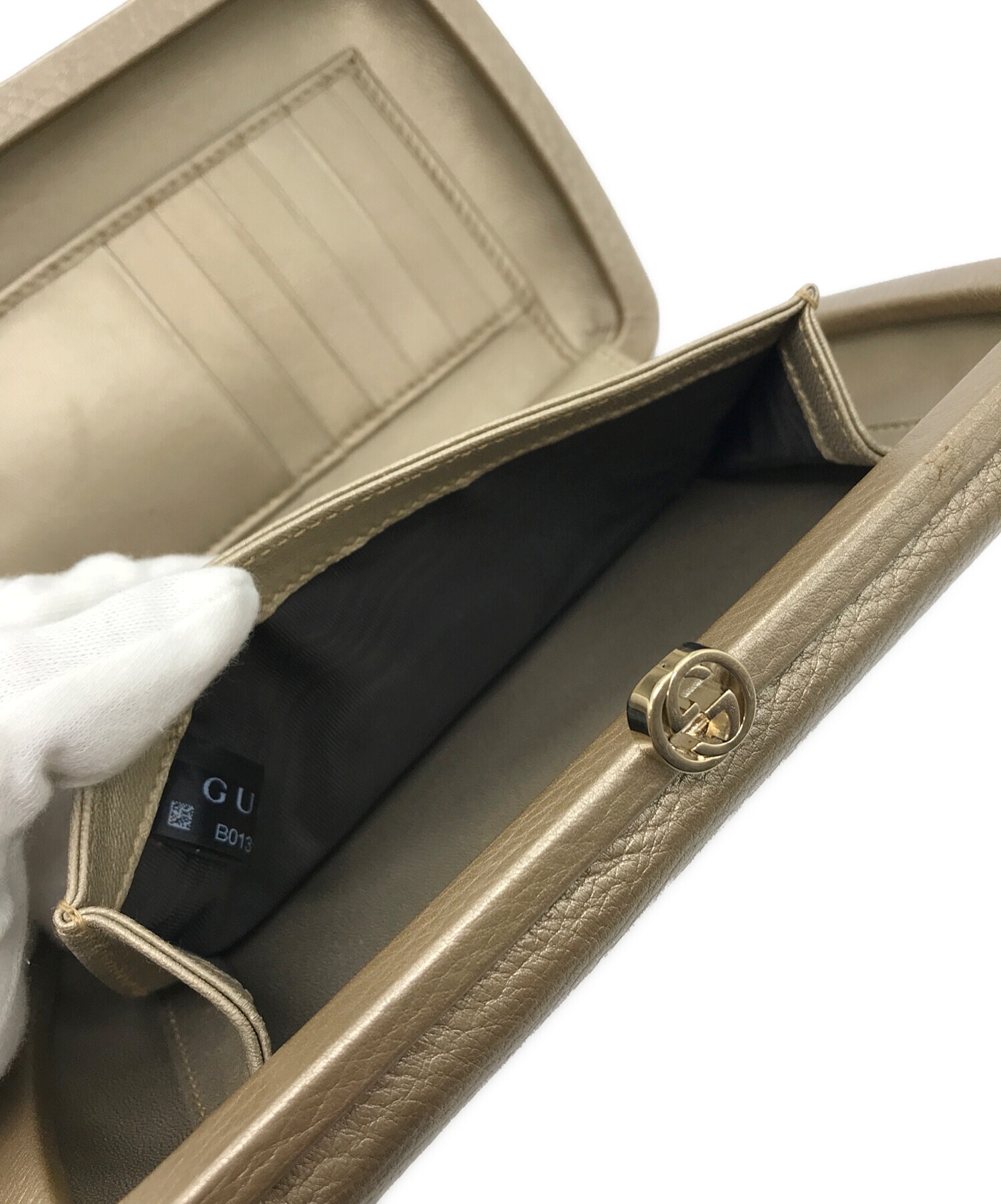 GUCCI ゴールド パーティーバッグ ゴールド GUCCI(グッチ) パーティーバッグ(レディース) - 海外