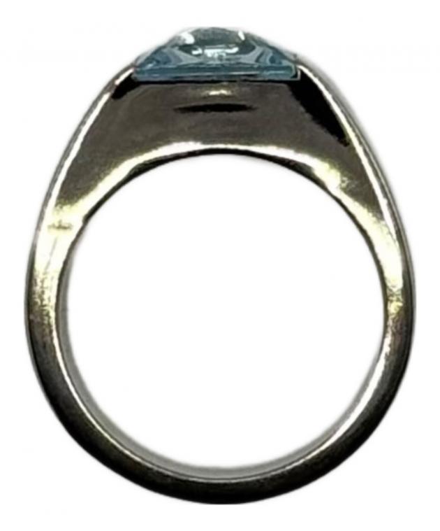 カルティエ　アクアマリン　リング　ヴィンテージ　レア CARTIER カルティエ タンク アクアマリン #51 リング・指輪 K18