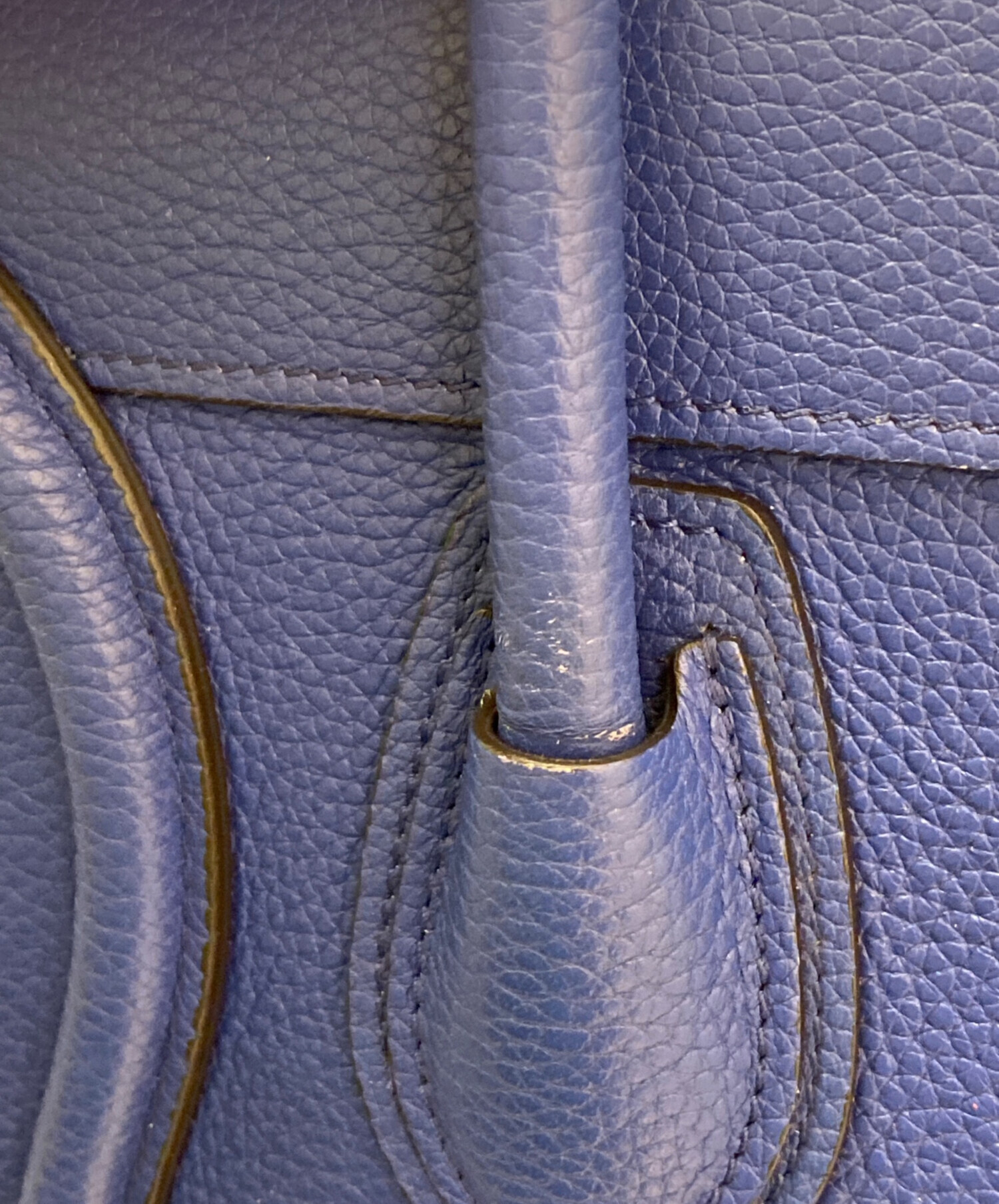 中古・古着通販】CELINE (セリーヌ) ラゲージ マイクロ ブルー サイズ 