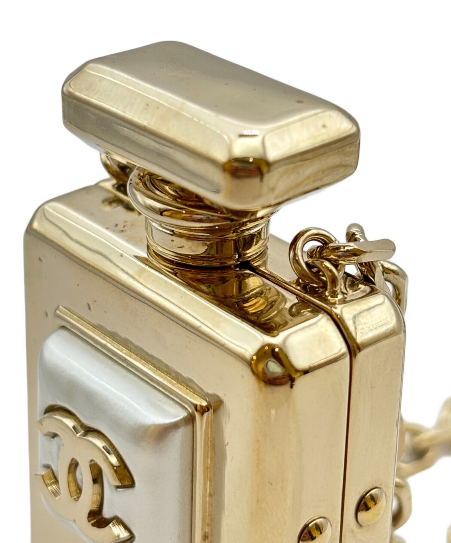 中古・古着通販】CHANEL (シャネル) Coco Mark Perfume Motif Necklace