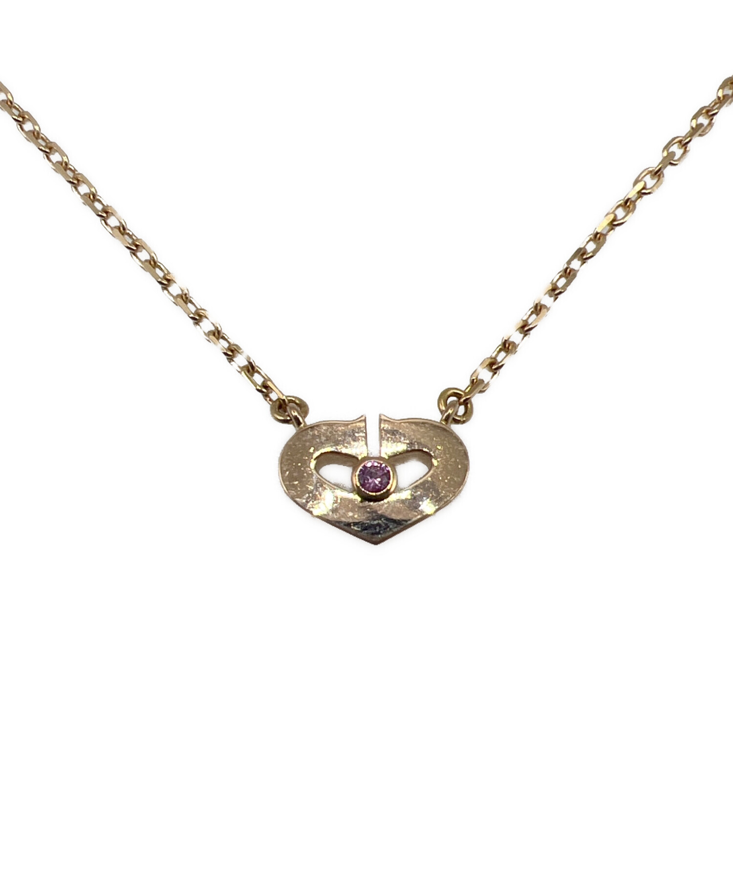 中古・古着通販】Cartier (カルティエ) Cハート ピンクサファイア 