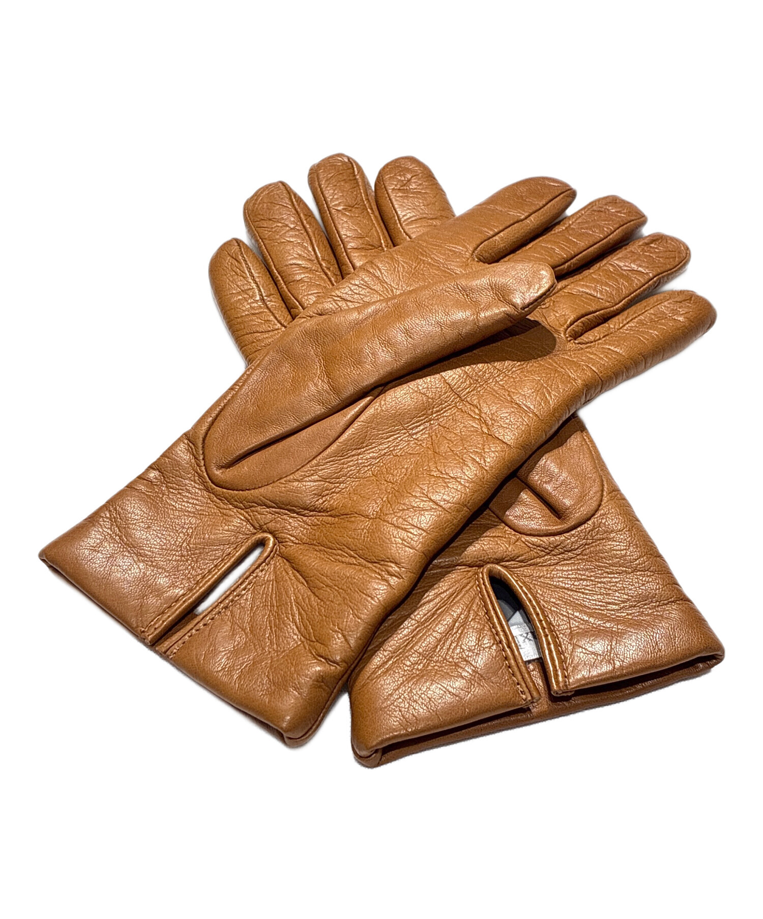 Intrend(Maxmaraアウトレット) レザー手袋 サイズ7 中古・古着通販】MaxMara (マックスマーラ) レザーグローブ/手袋