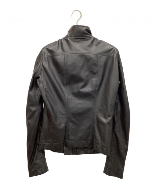rick owens レザージャケット サイズ50 中古・古着通販】RICK OWENS (リックオウエンス) レザージャケット