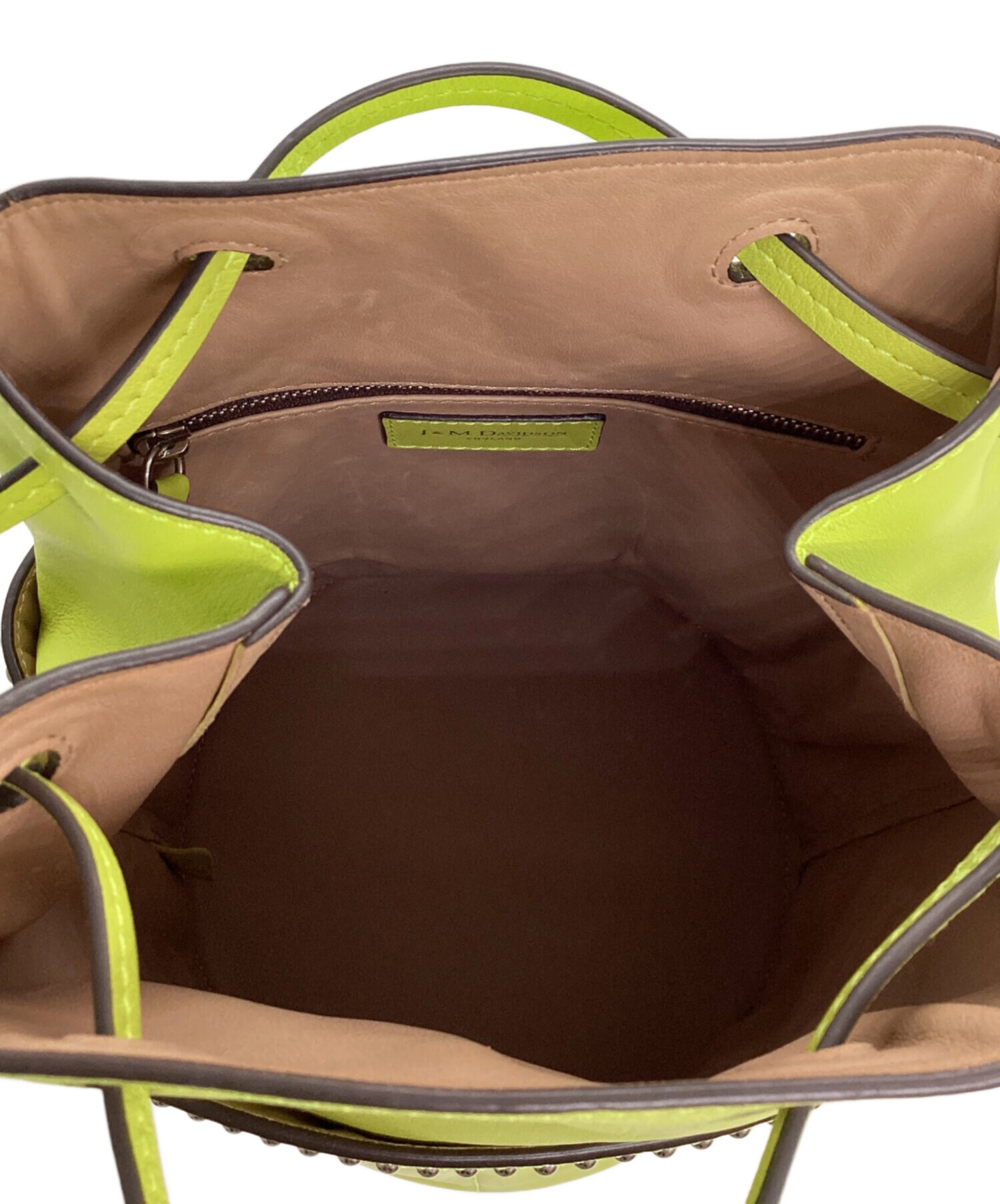 J&M DAVIDSON / ハンドバッグ/レザー/BEG 中古・古着通販】J&M DAVIDSON (ジェイ＆エム デヴィッドソン) レザー