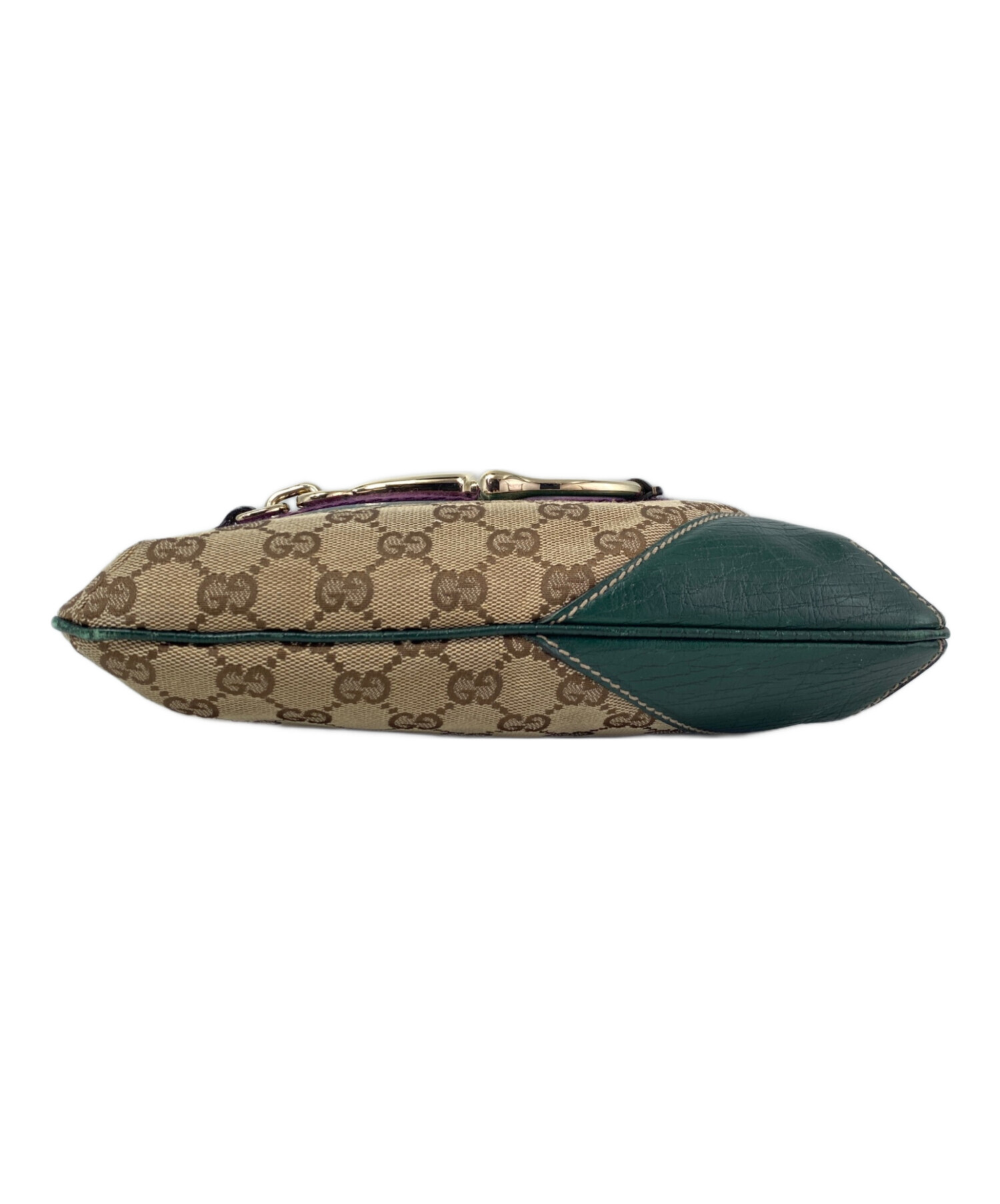 【値下げ】GUCCI　ホースビッド柄　ショルダーバック 中古・古着通販】GUCCI (グッチ) シェリーライン ホースビット