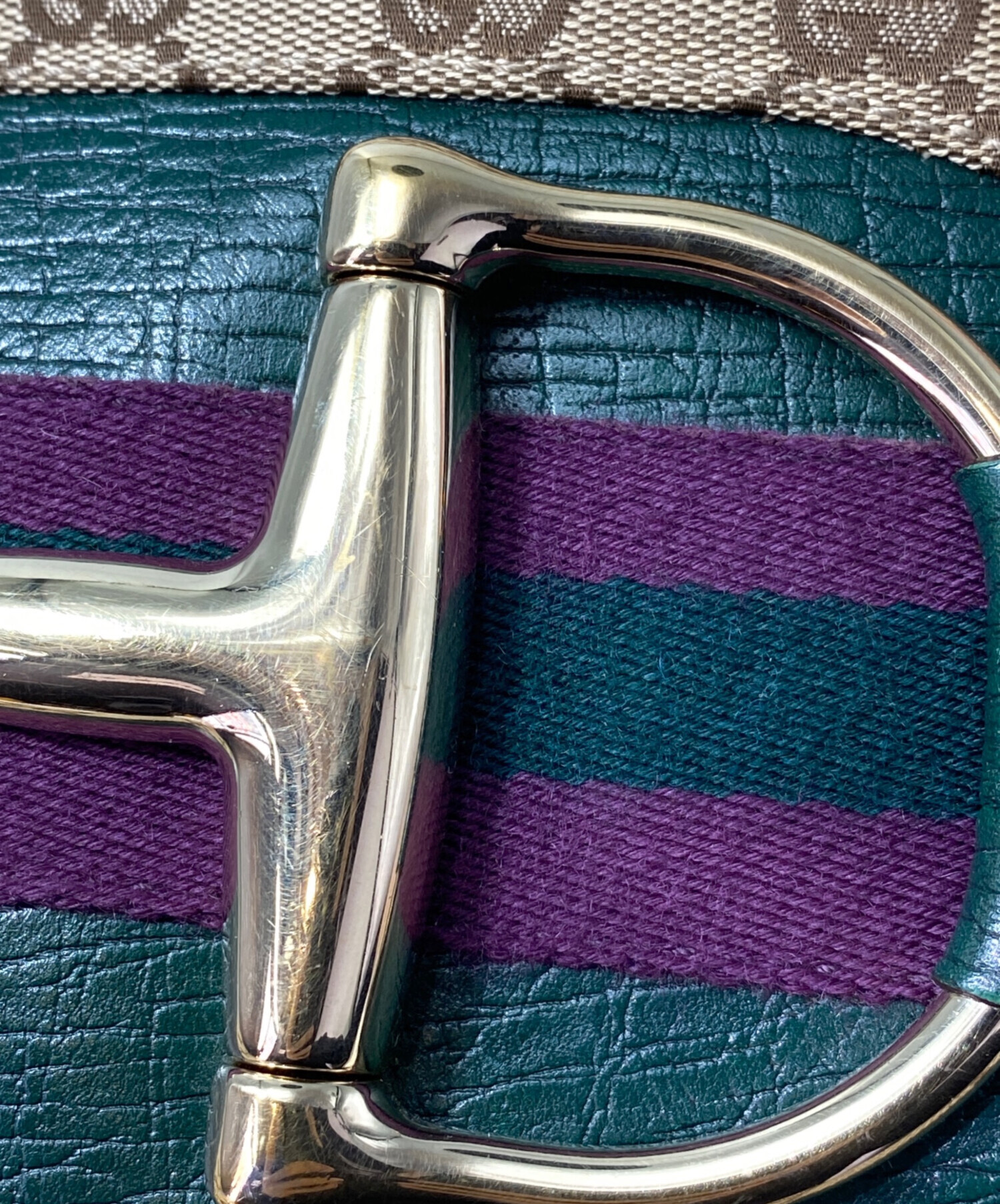 中古・古着通販】GUCCI (グッチ) シェリーライン ホースビット 中古・古着通販】GUCCI (グッチ) シェリーライン ホースビット