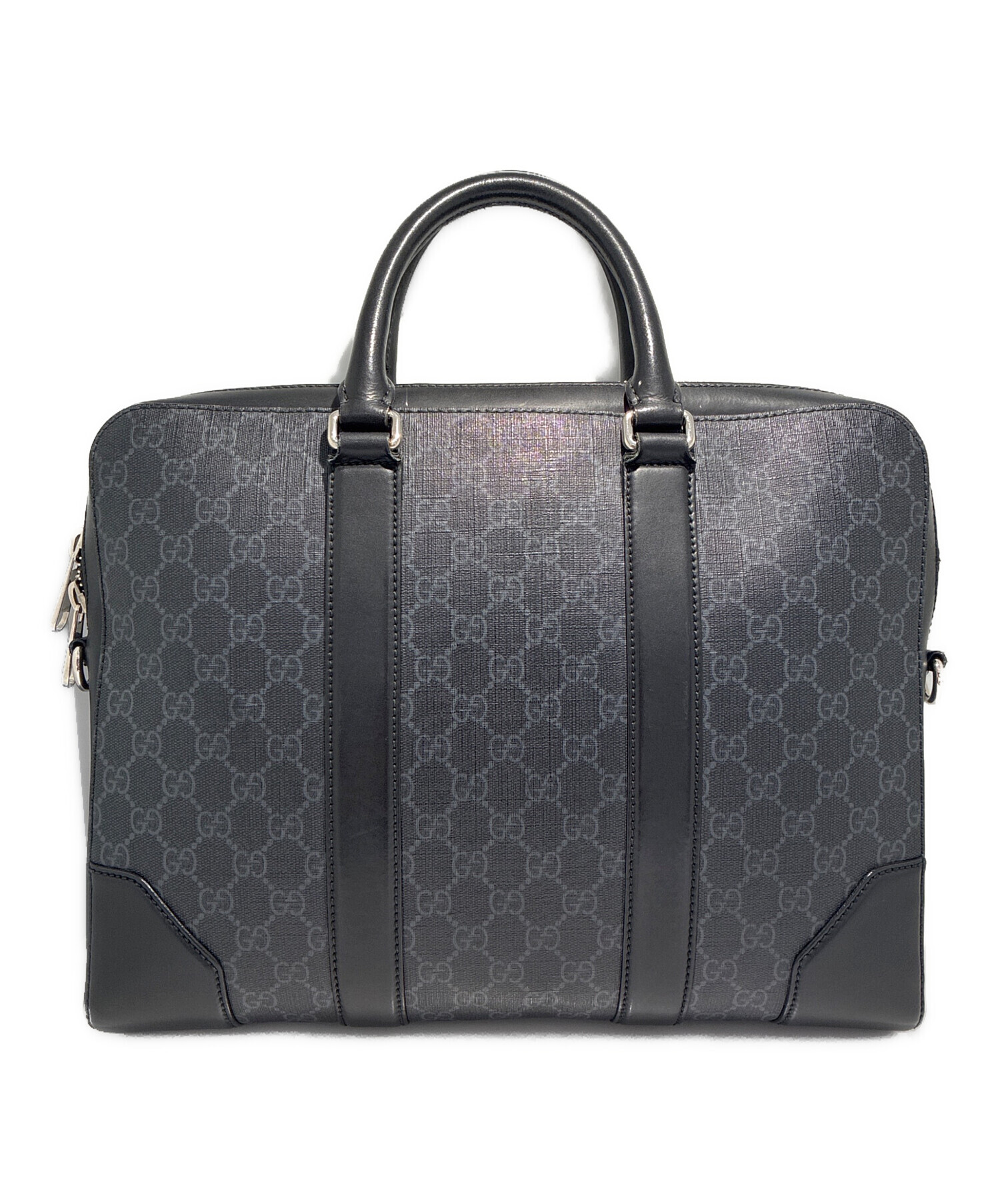 中古・古着通販】GUCCI (グッチ) GGスプリーム ブリーフケース