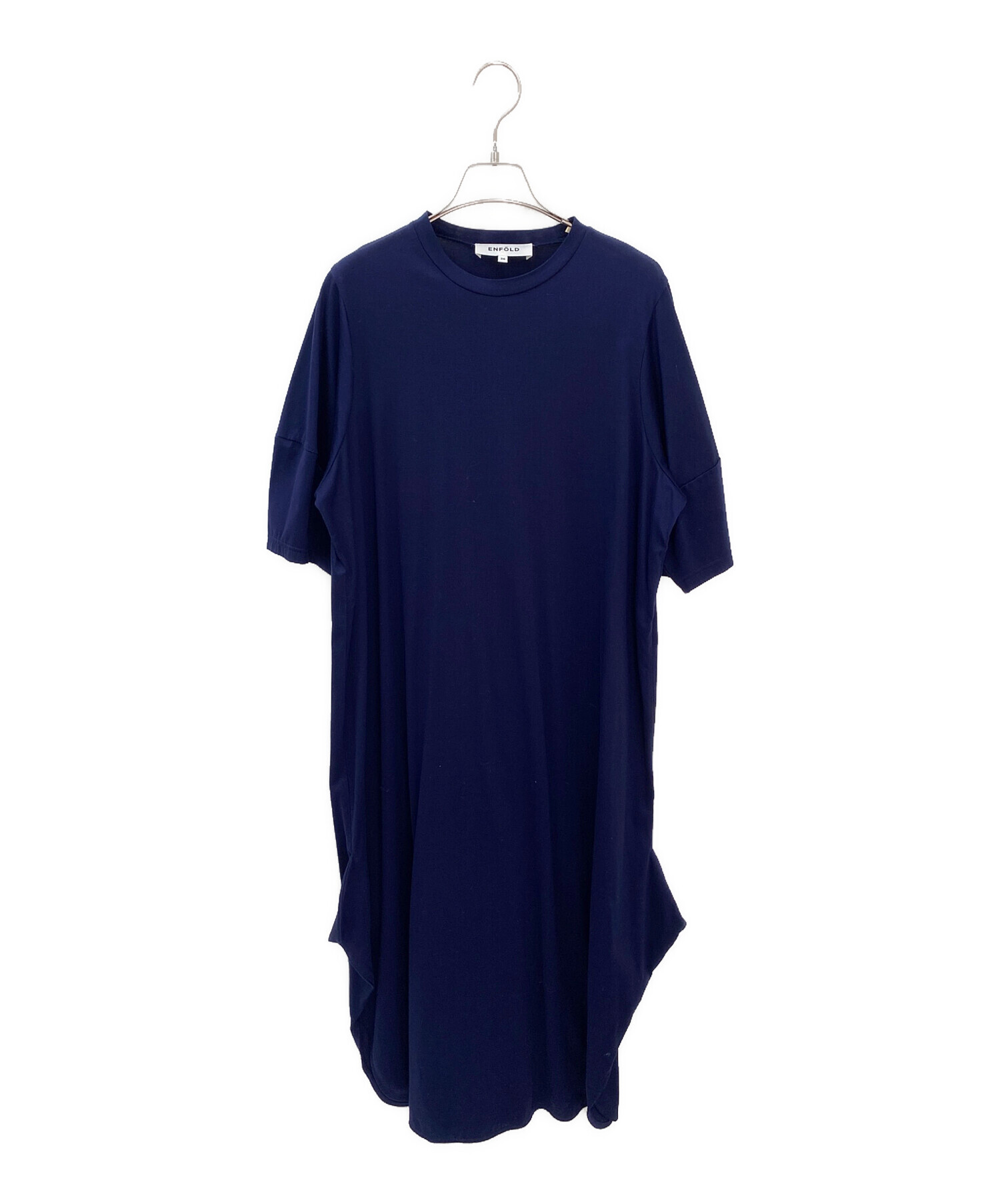 中古・古着通販】ENFOLD (エンフォルド) ARROW DRESS ネイビー サイズ